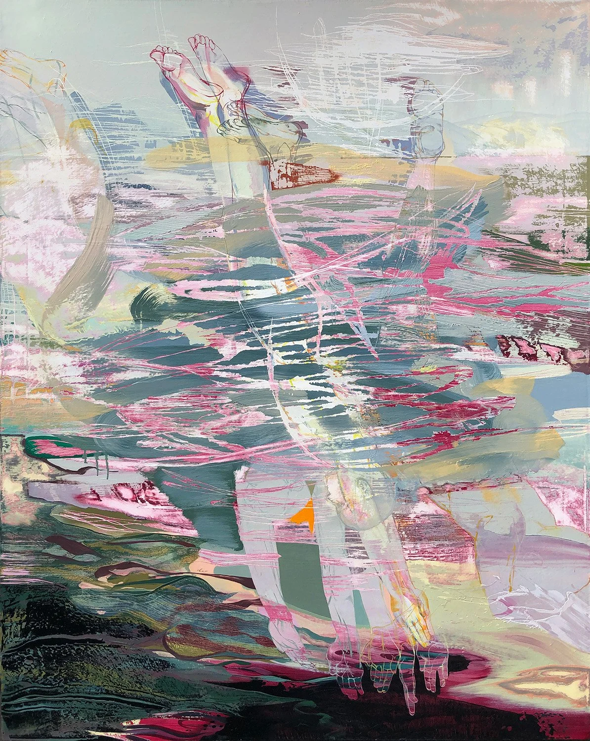 The Diver V, 2024 Oil on Canvas
60" x 48"
SKU: KRB107
 