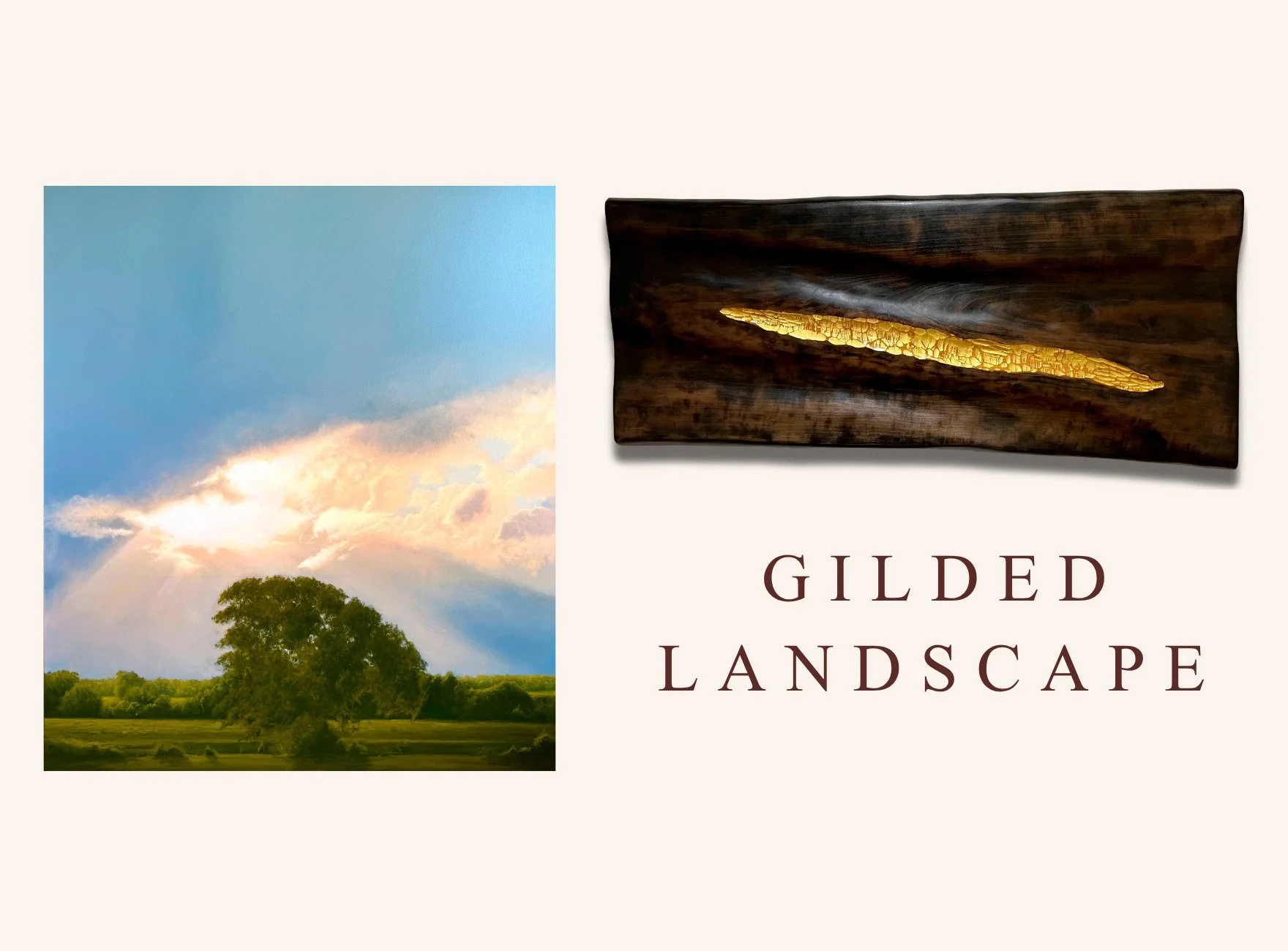  UPCOMING EXHIBITION   
 GILDED LANDSCAPE  
Paintings by Bruce Brainard + Sculpture by Jeffrey Brosk  
September 18 - October 13, 2026  
Opening Reception: 
Friday, September 18, 6pm-8pm  
Complimentary Valet 