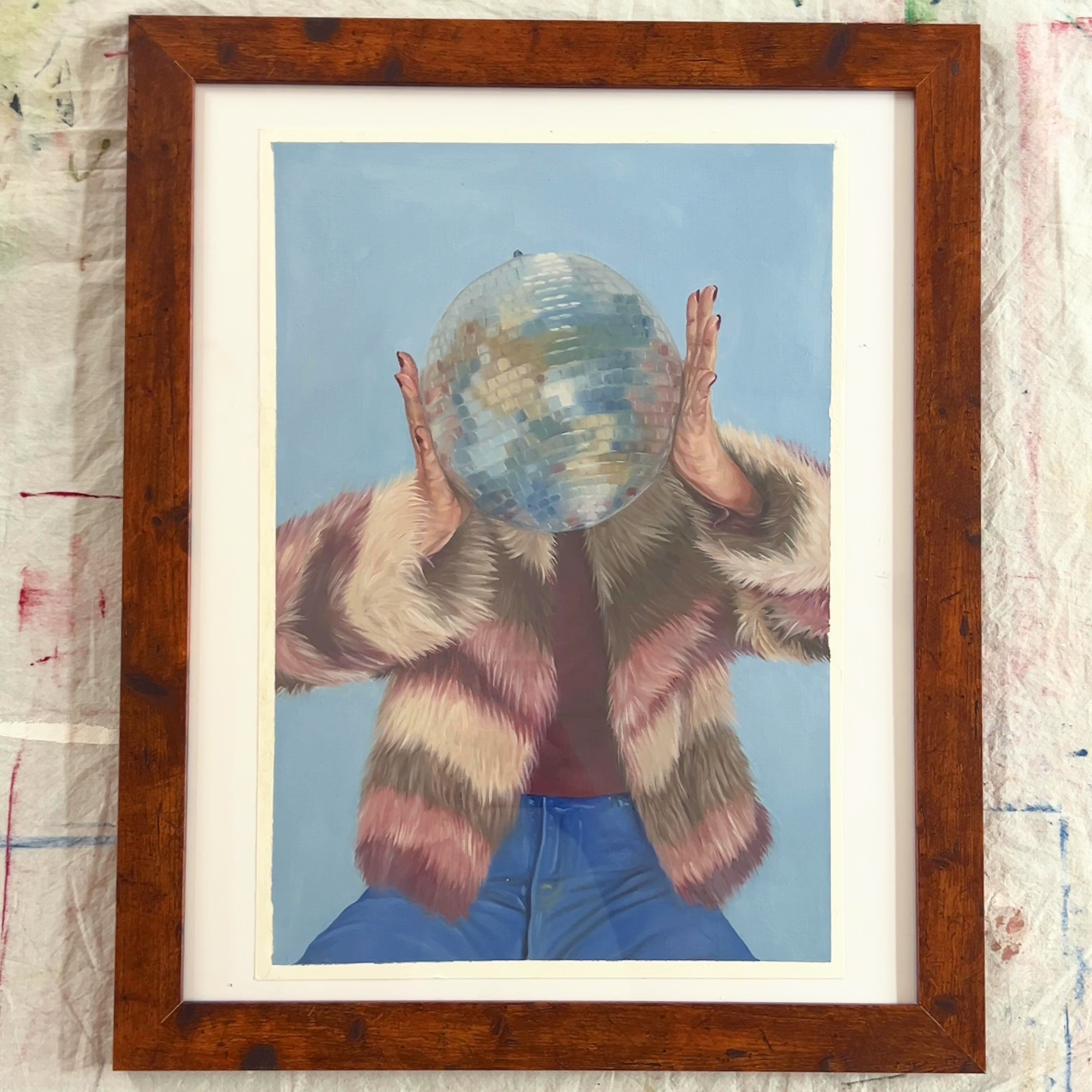 Puce - Original Oil Painting