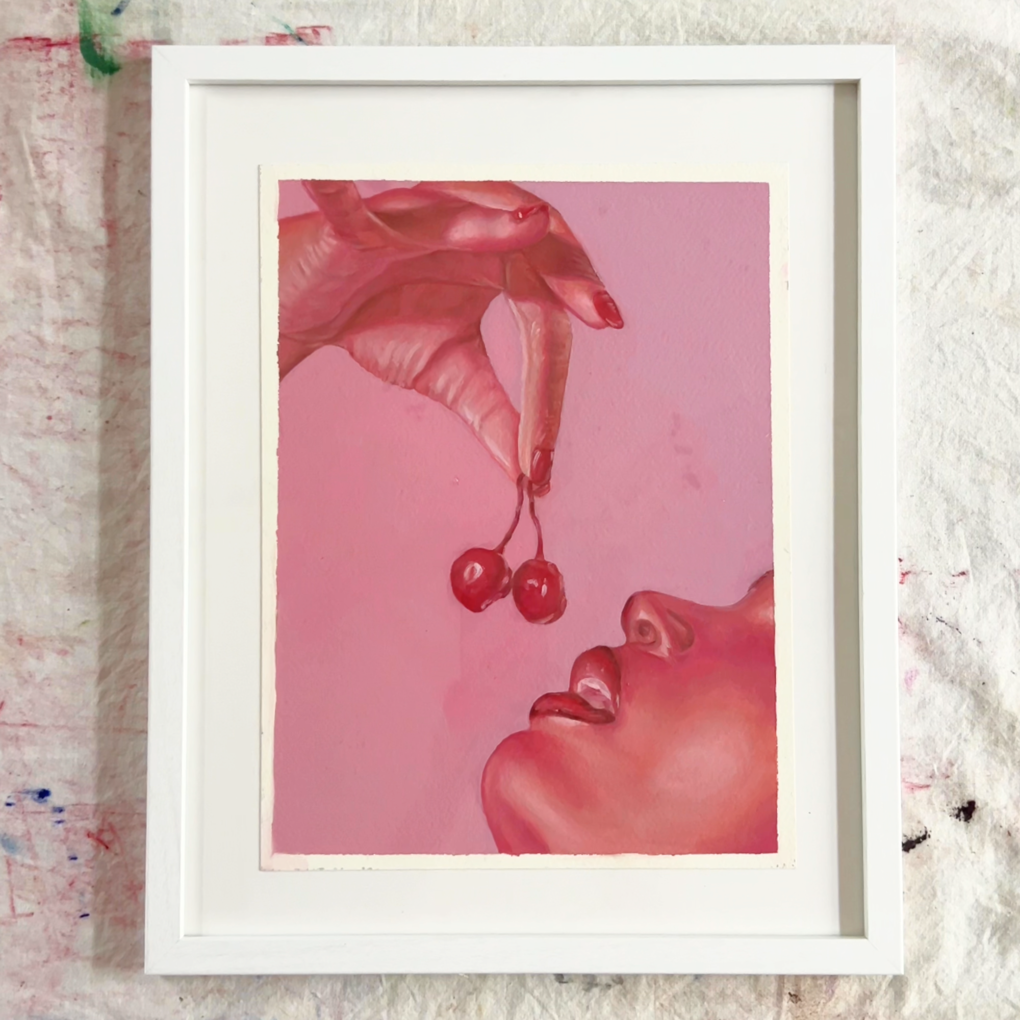Baker Miller Pink - Original Oil Painting