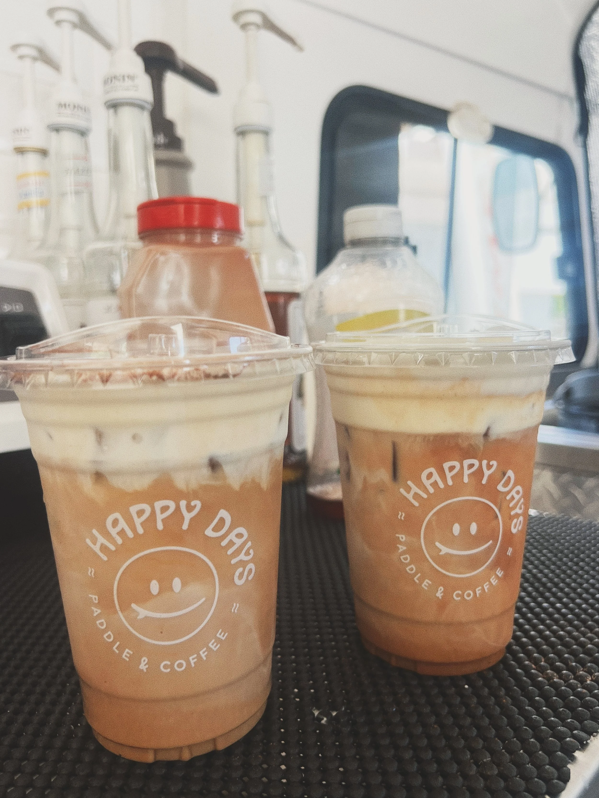 happy days iced coffee with cold foam 