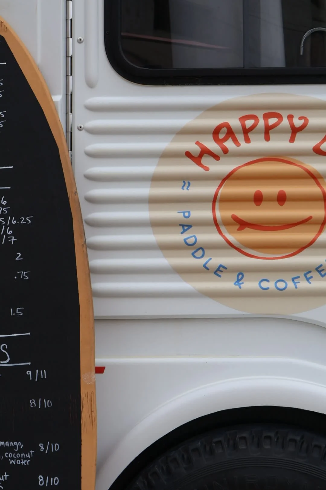 happy days coffee truck logo
