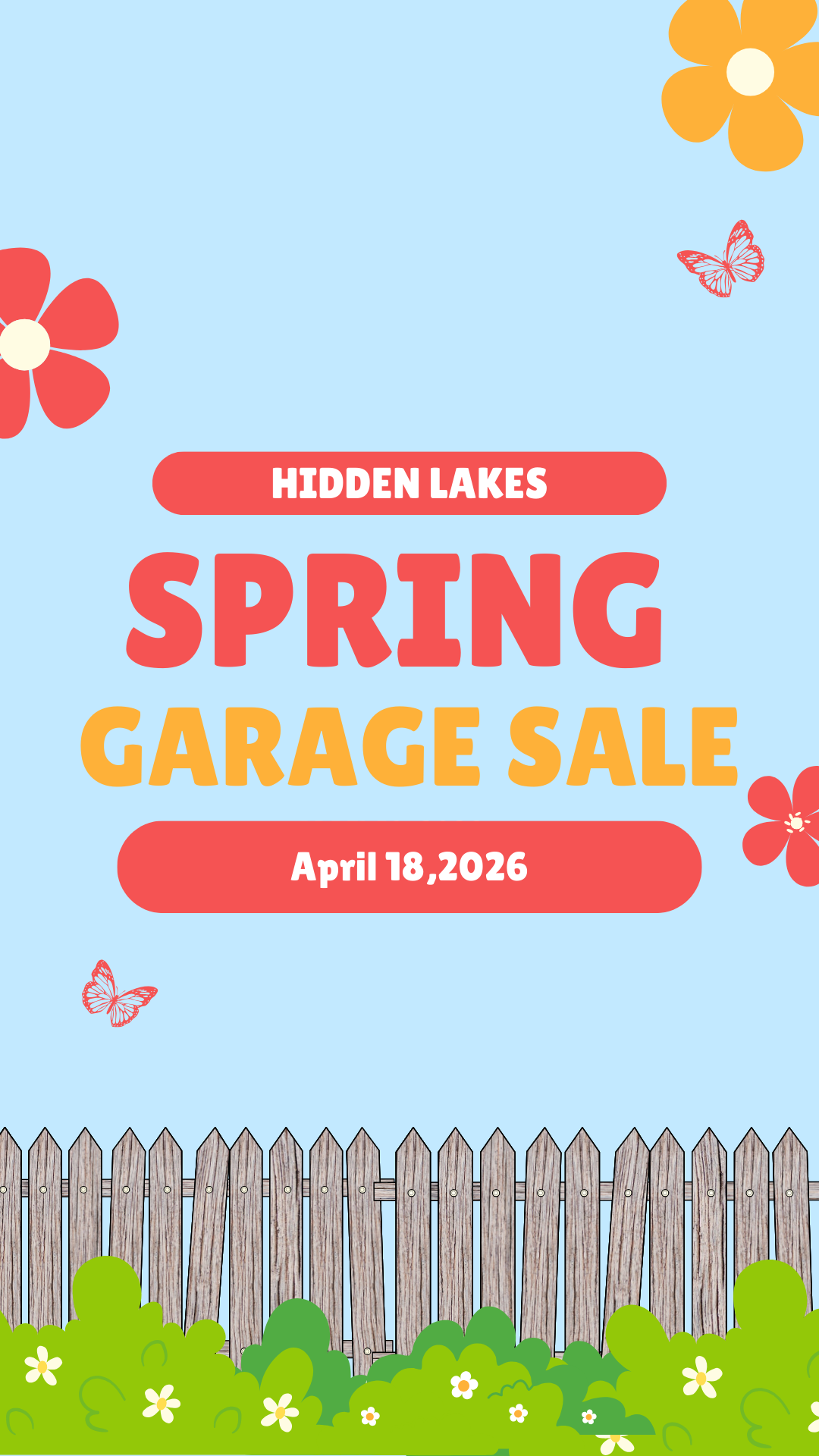 SPRING GARAGE SALE 2026