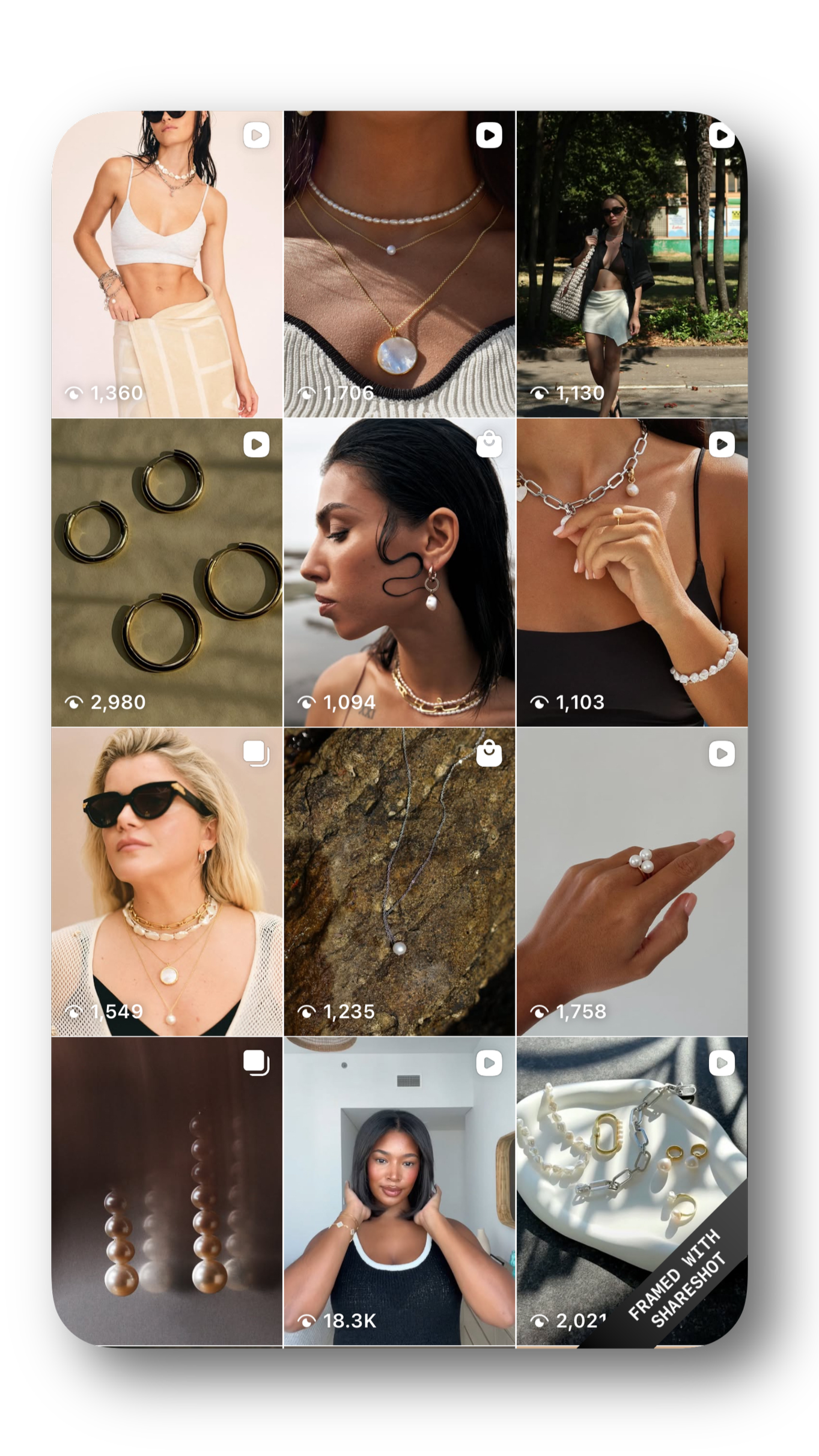 grid design instagram support content creator