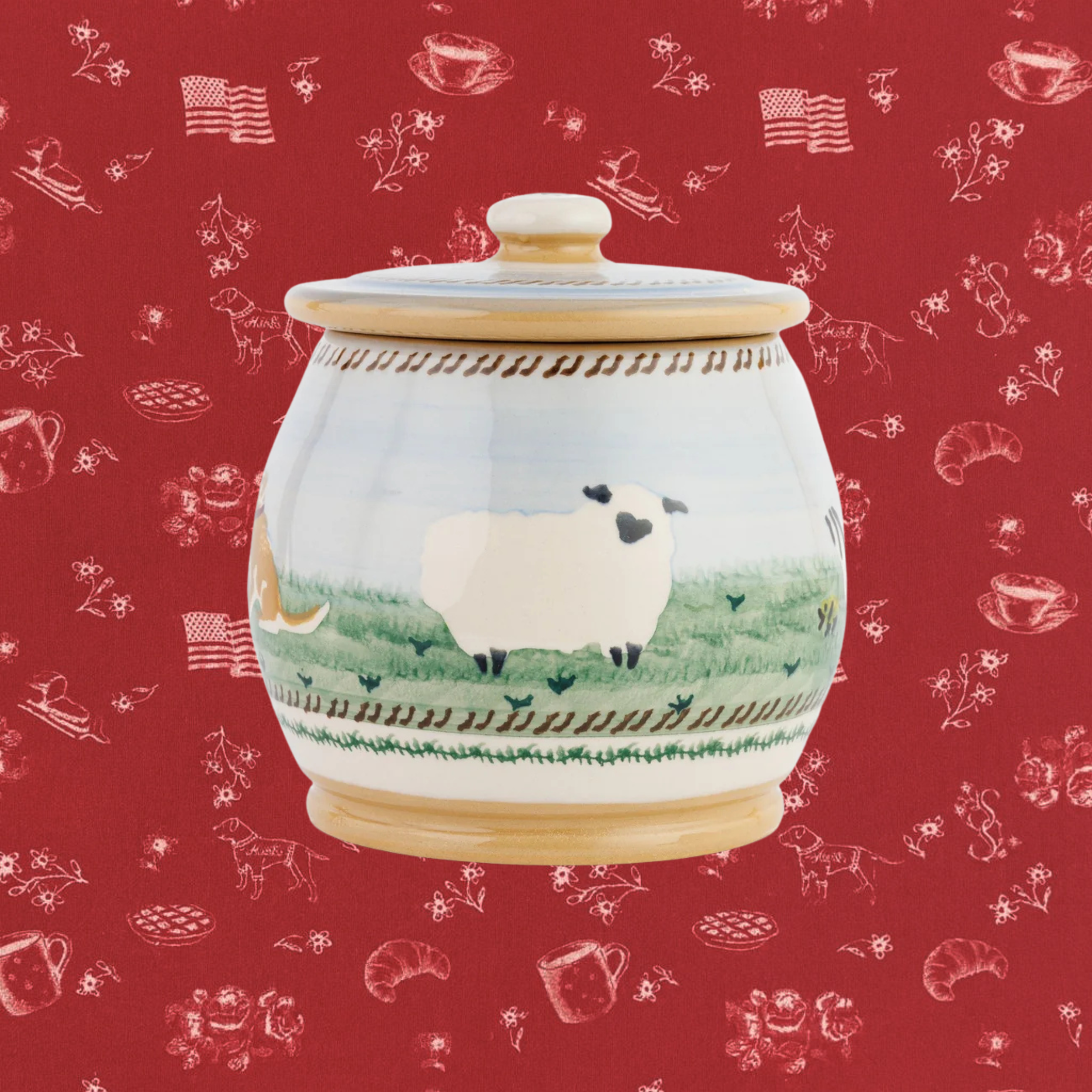 Small Round Lidded Jar - Nicholas Mosse