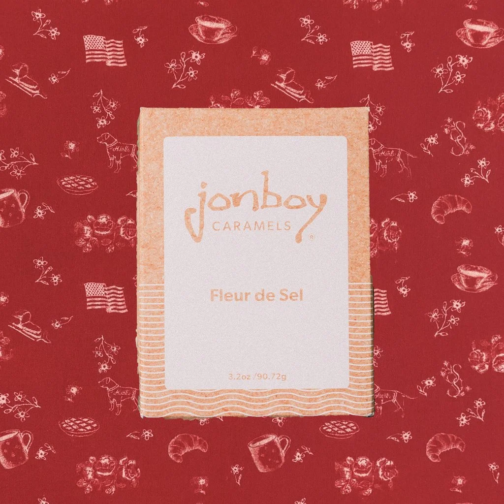 Jonboy Fleur de Sel Caramels - 3.2 oz. Box