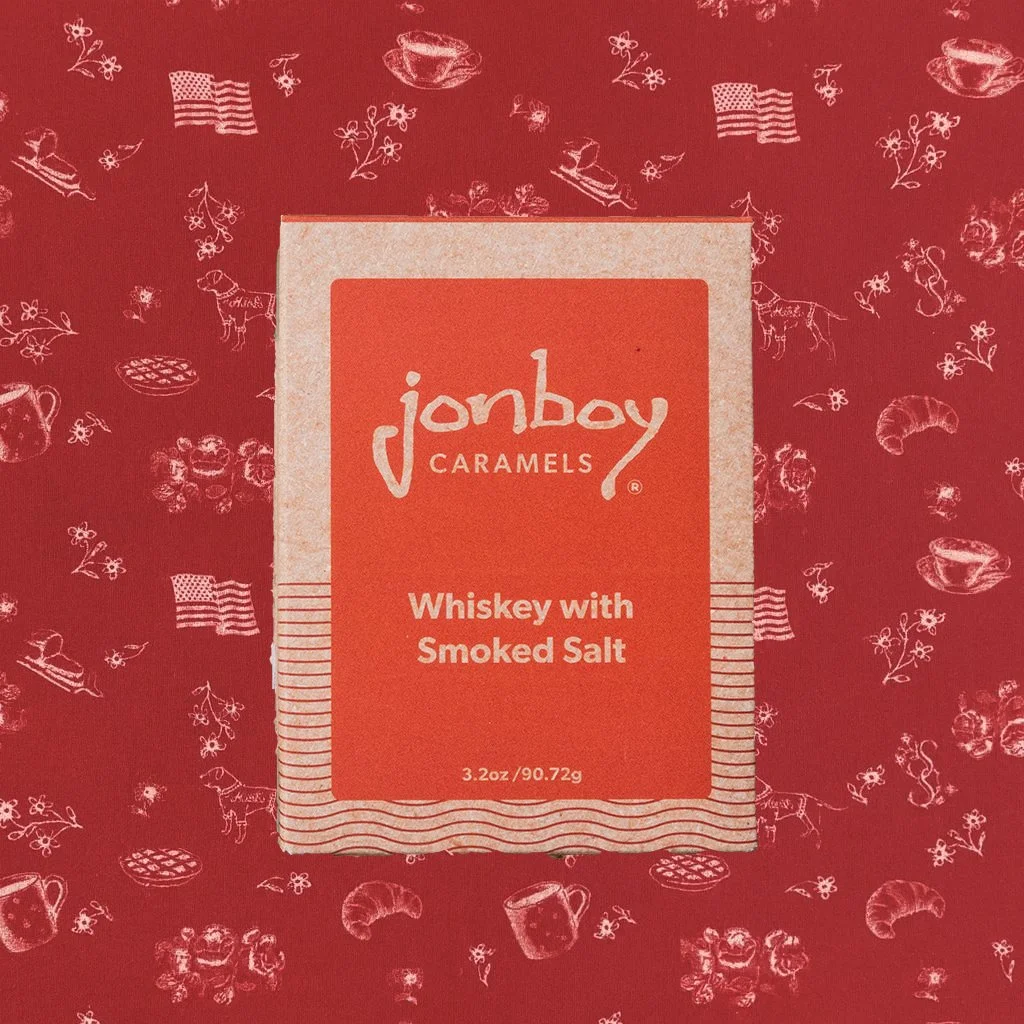 Jonboy Whiskey with Smoked Salt Caramels - 3.2 oz Box