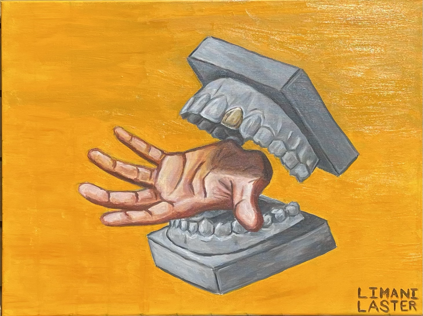 Don't Bite the Hand - 24" x 18"