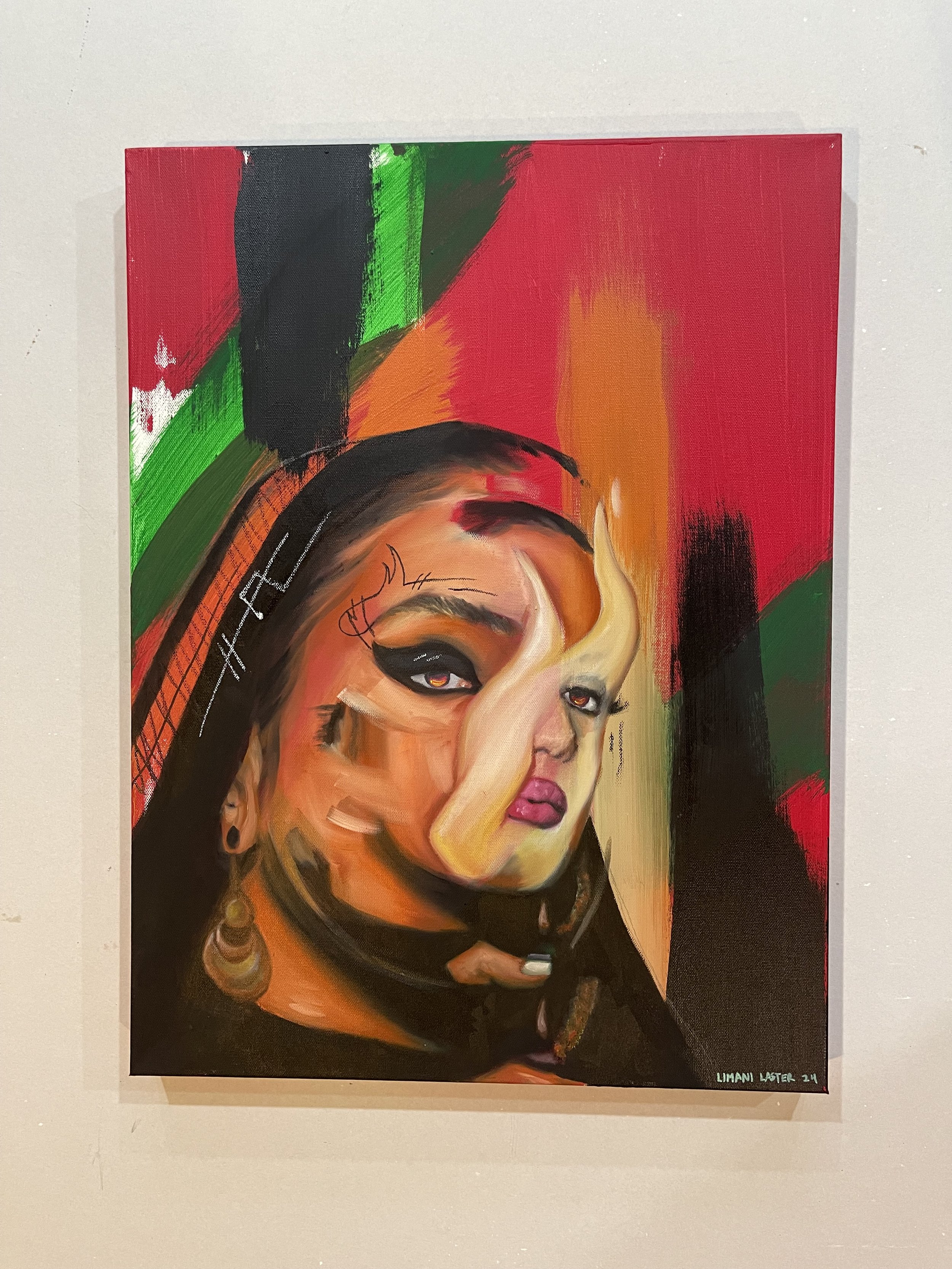 Palestinian Girl - 18” x 24”