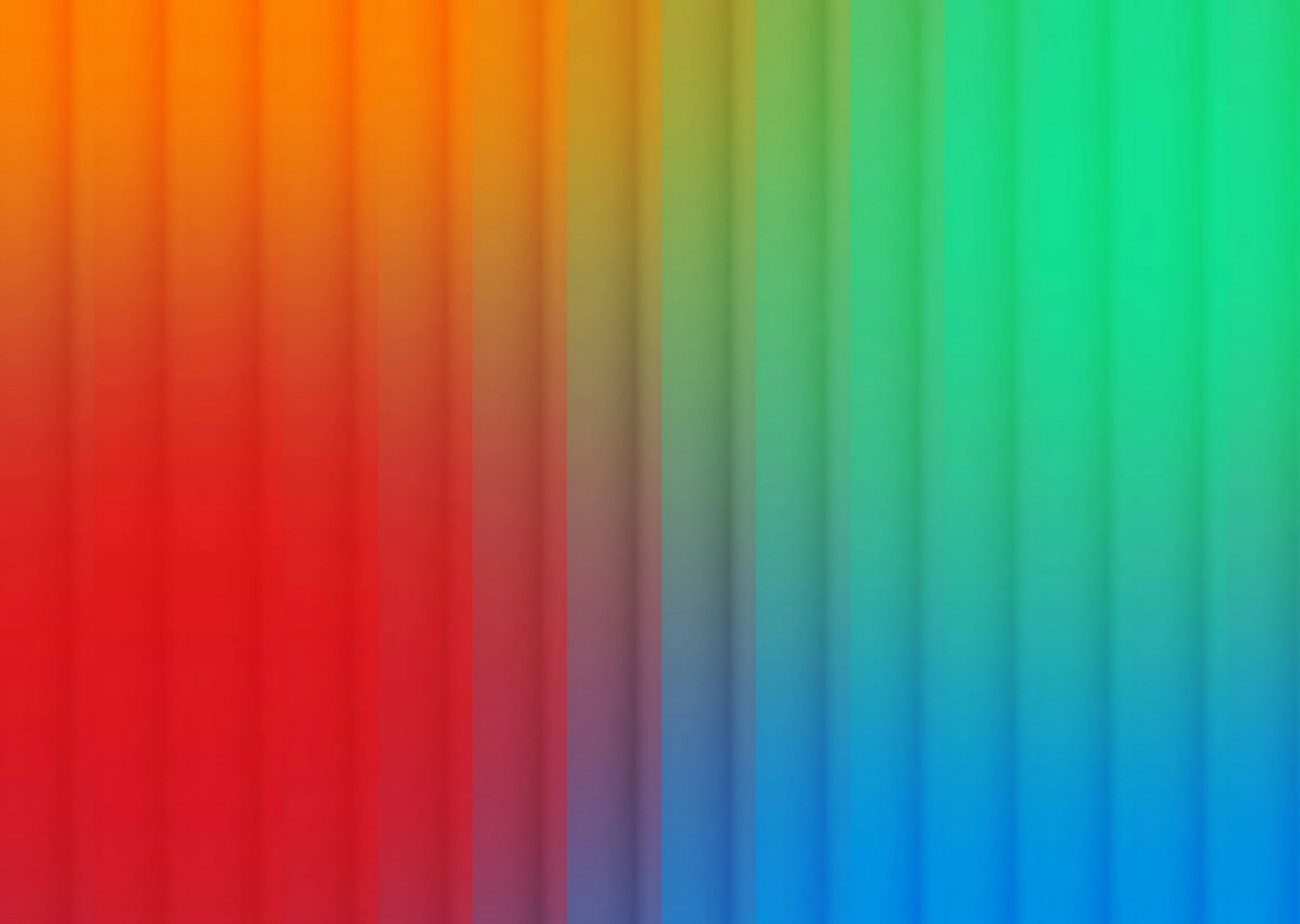 Blurred colorful background with vertical stripes in red, orange, yellow, green, blue, and purple.