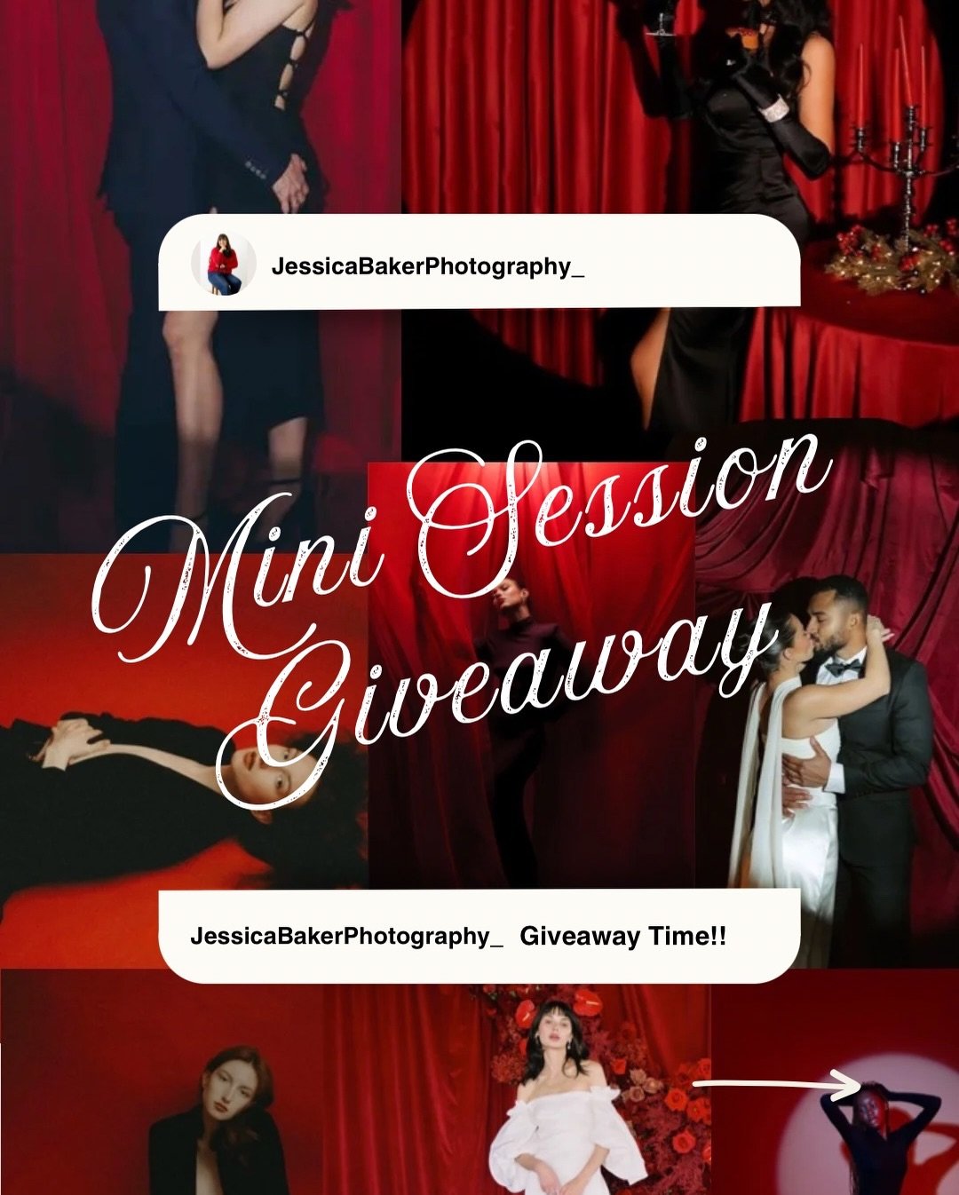 Icon Studio&rsquo;s My Valentine set-up is one I simply could not miss out on so I am giving away two mini sessions for Saturday, January 24th for a portrait or couples session. 

The sessions will be editorial in nature (think Vogue with flash) so t