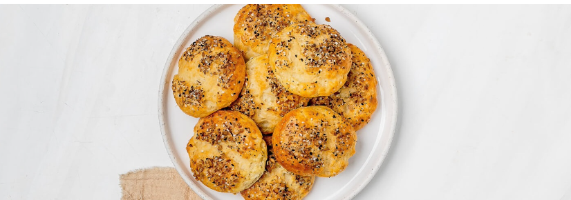 High-Protein Greek Yogurt Bagel Bites