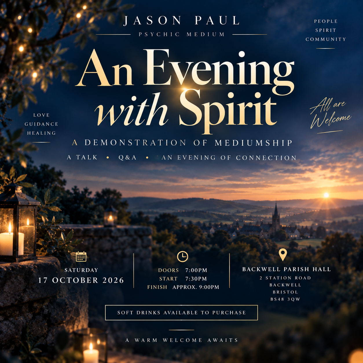 An Evening with Spirit – Mediumship in Backwell