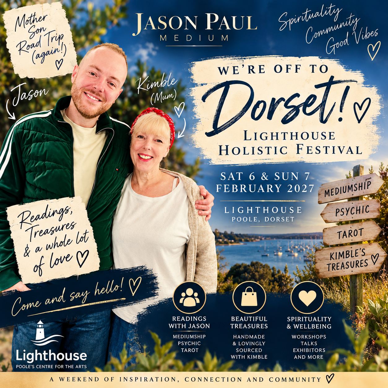 Jason Paul at the Lighthouse Holistic Festival | Poole, Dorset