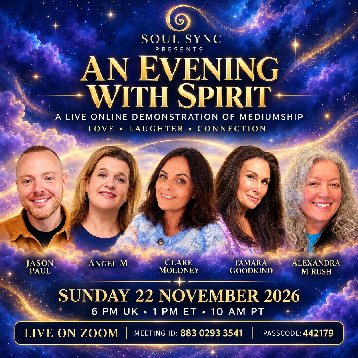 Soul Sync Presents: An Evening with Spirit — A Demonstration of Mediumship