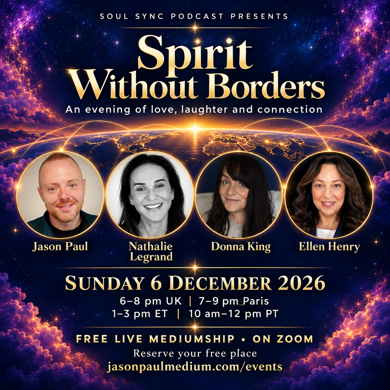 Spirit Without Borders — A Free Online Evening of Mediumship