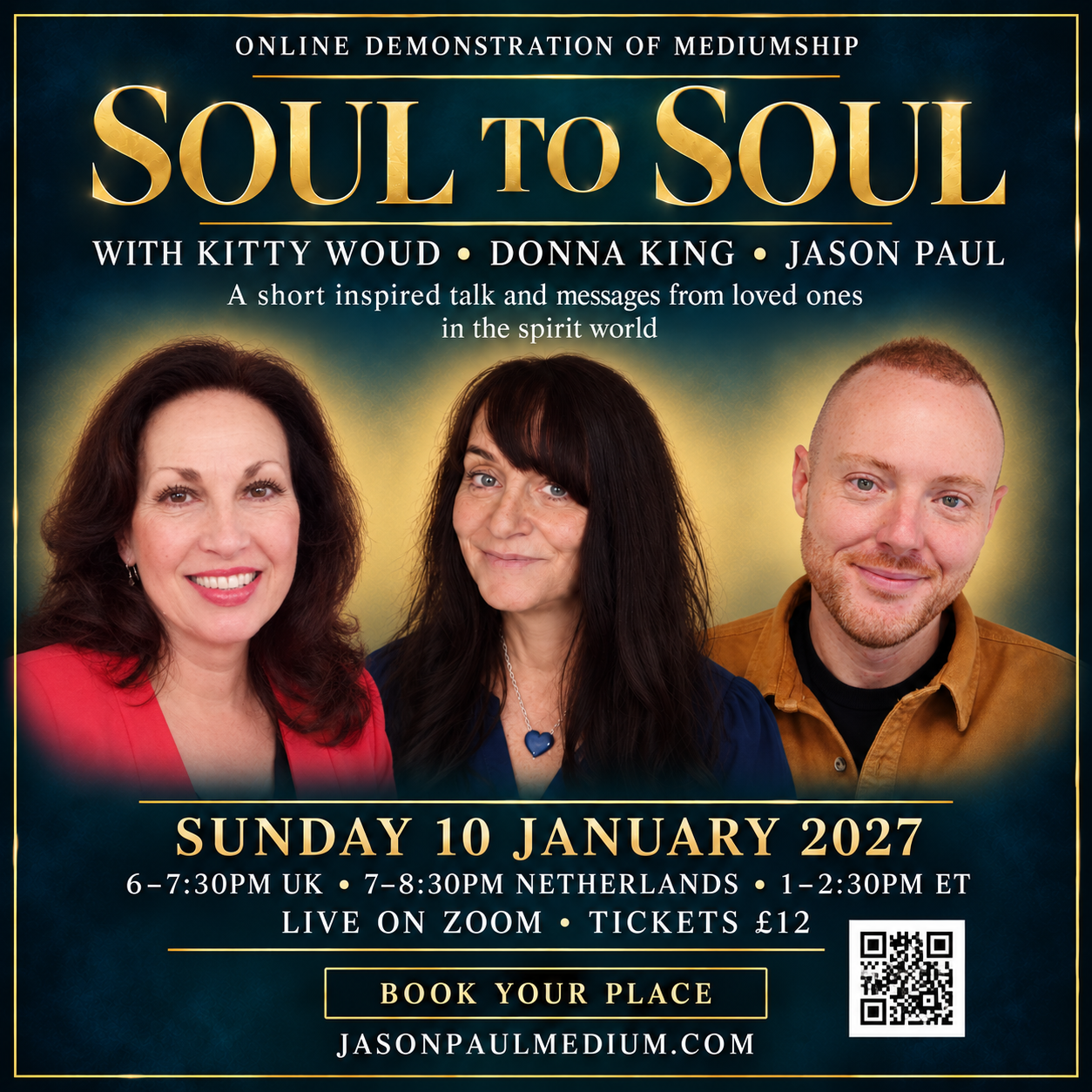 Soul to Soul — An Online Demonstration of Mediumship