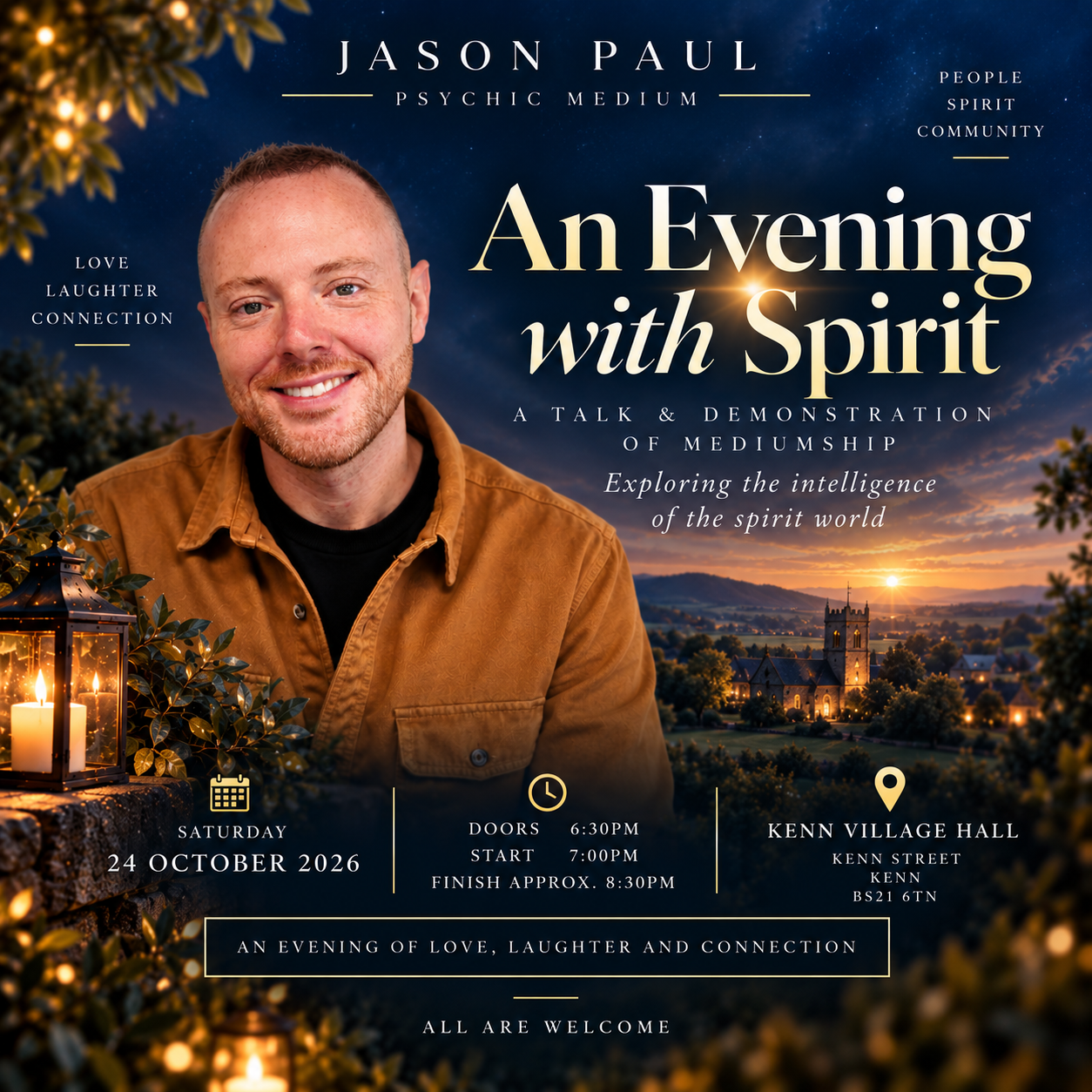 An Evening with Spirit – Kenn – 24 October 2026