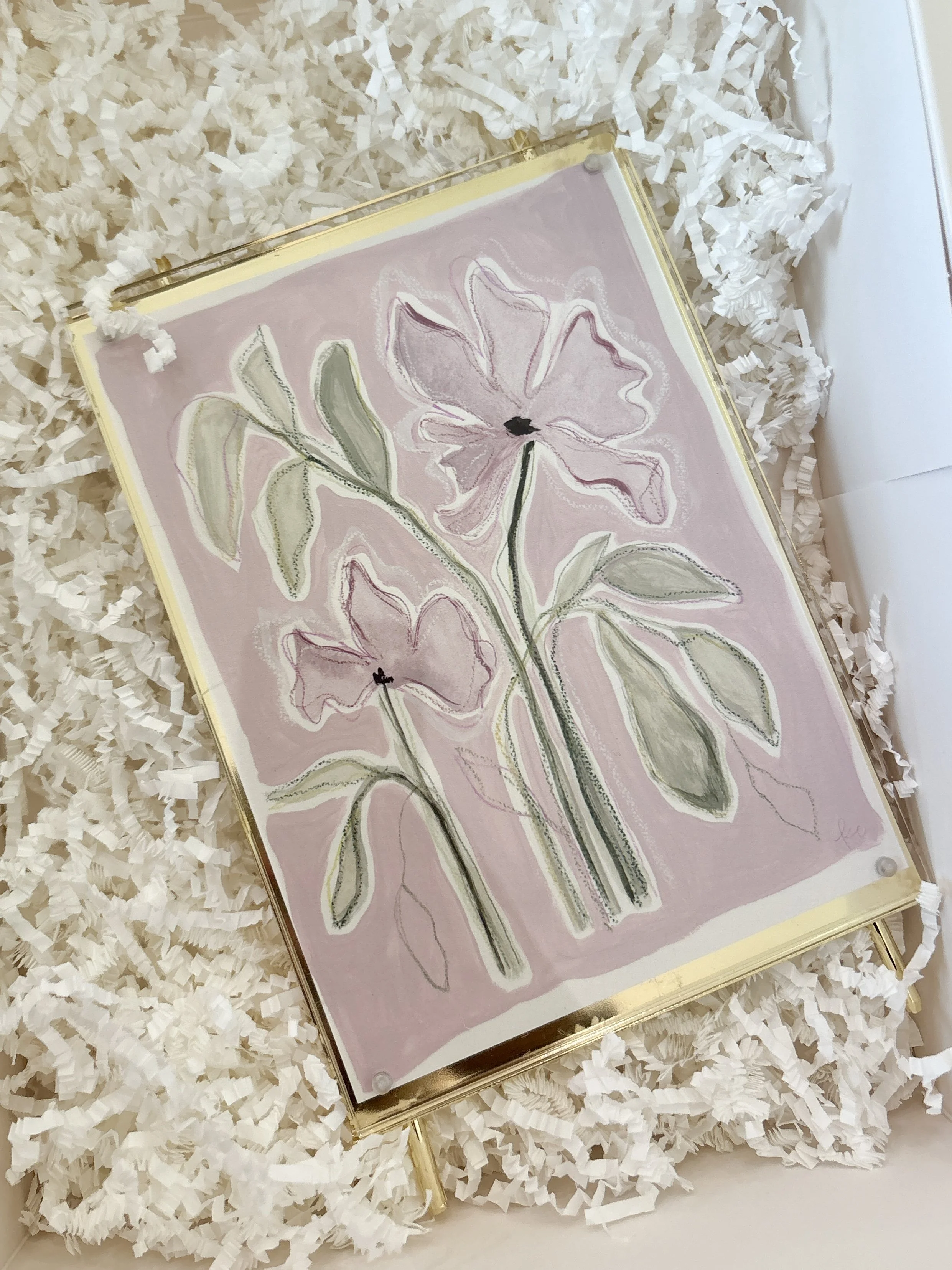 Framed Violet 5x7" Print