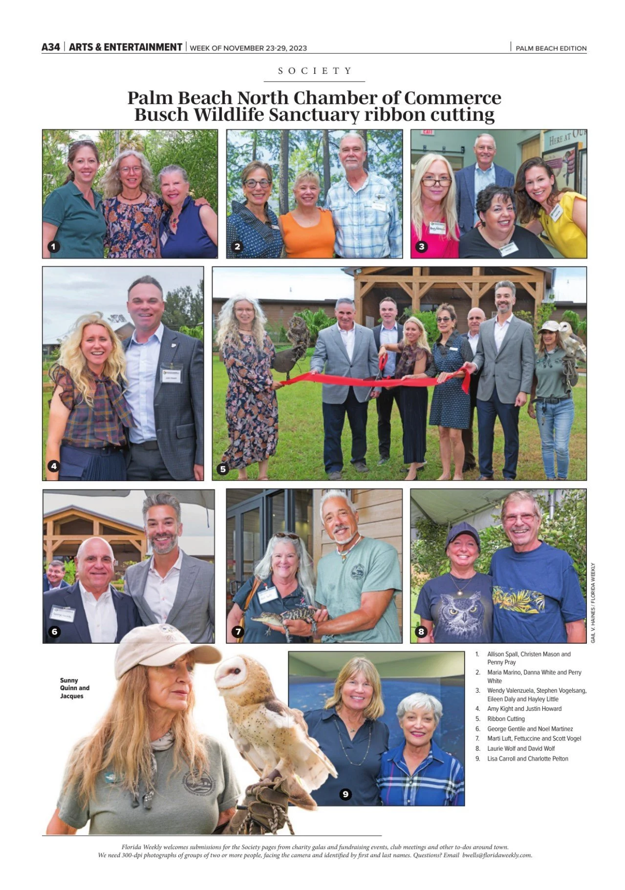 Palm Beach North Chamber of Commerce &amp; Busch Wildlife Sanctuary Ribbon Cutting