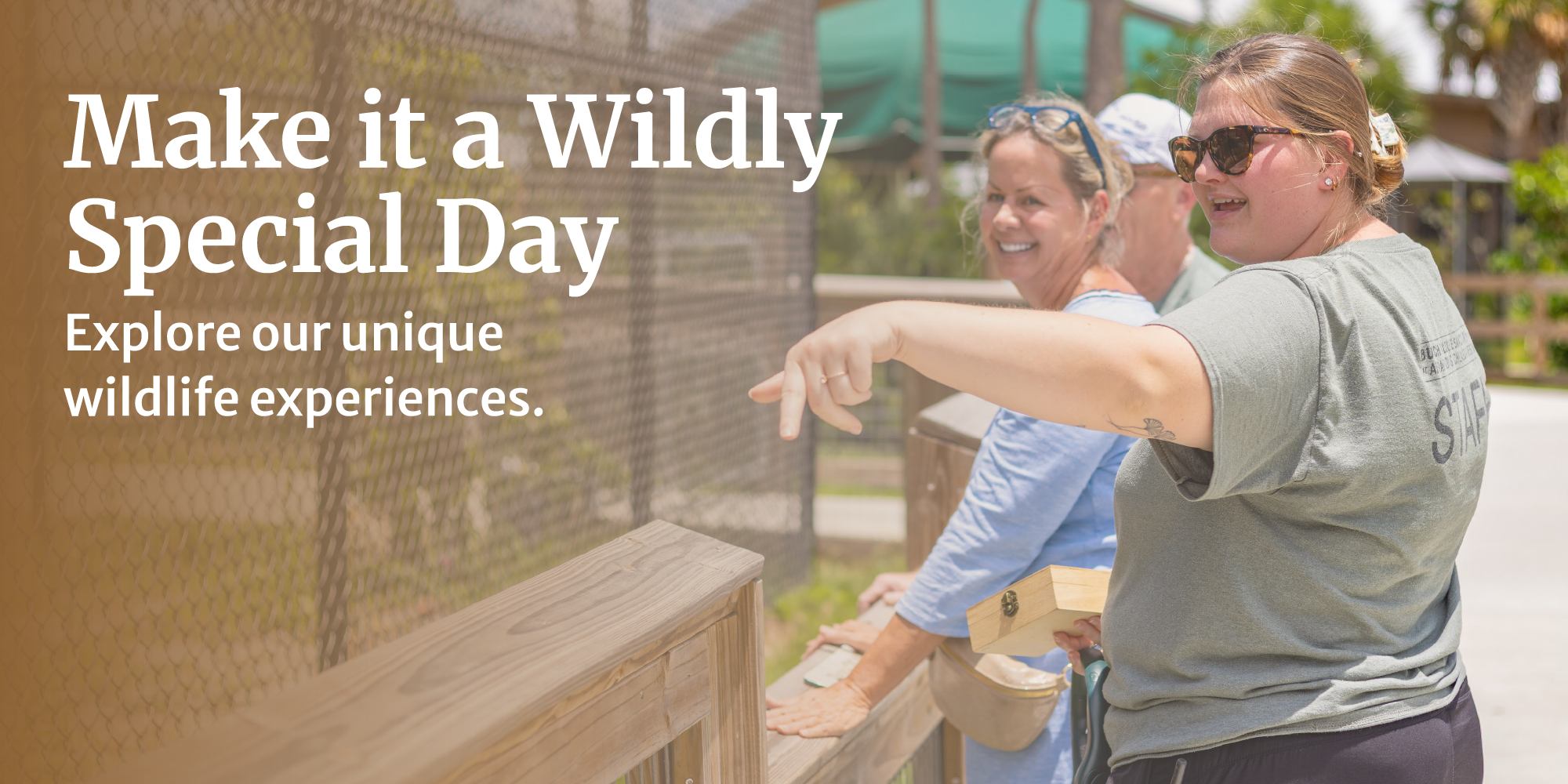 3rd image: MAKE IT A WILDLY SPECIAL DAY