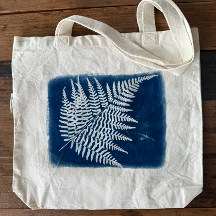 Crafting for Conservation: Cyanotype Canvas Bag