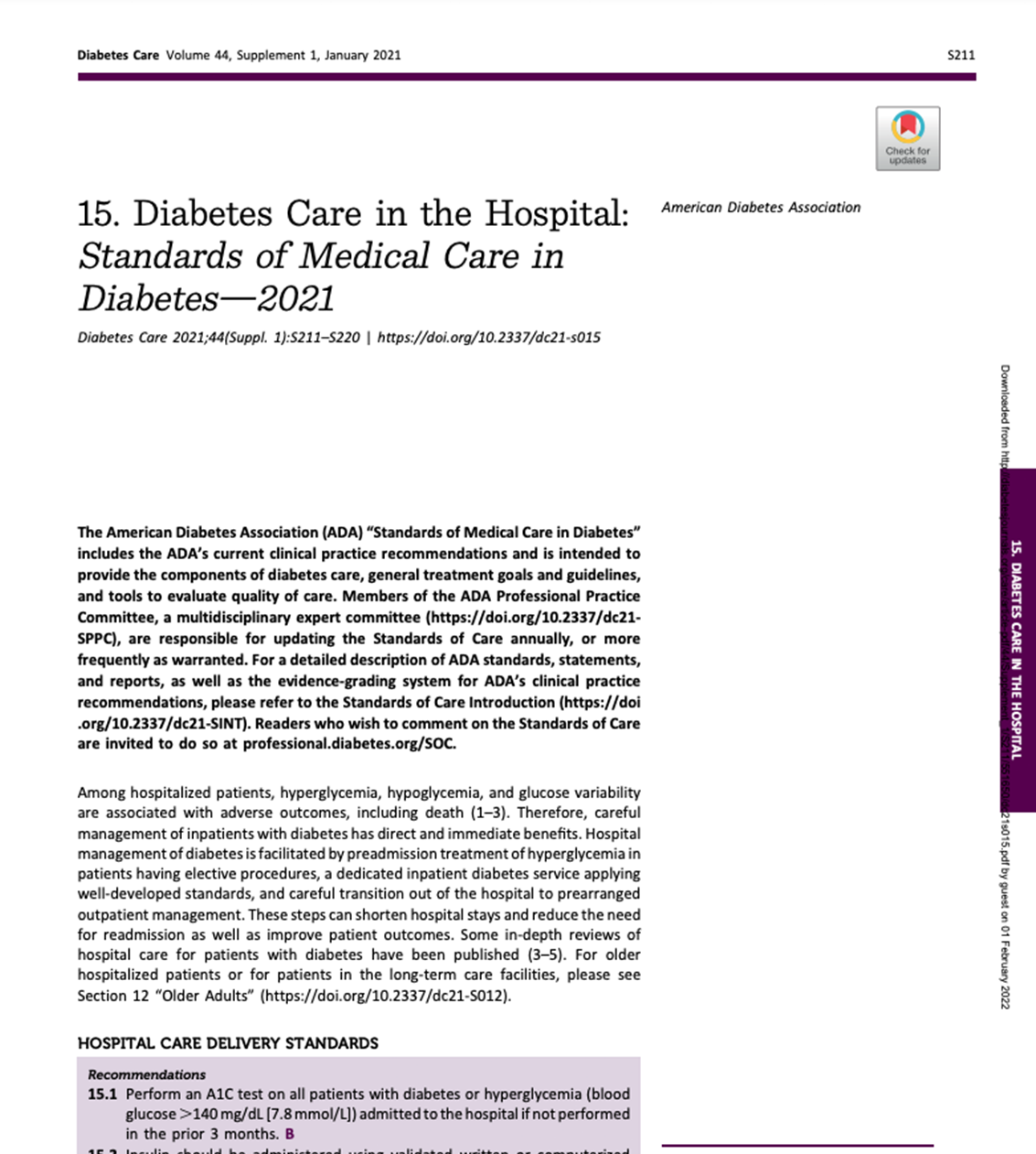 Research — Glycare Better Shorter Stays