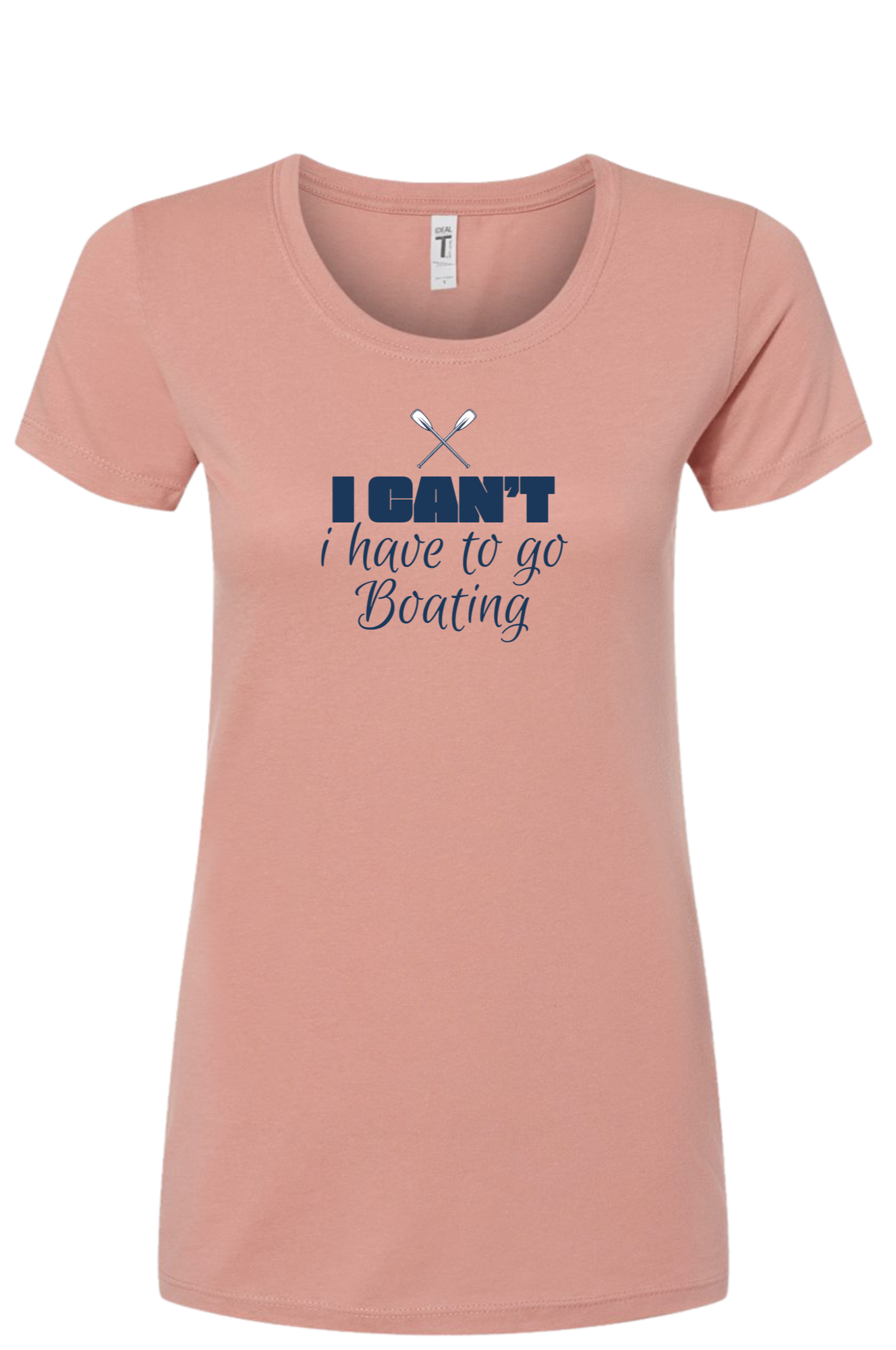 " I Can't I Have to Go Boating" graphic boat life tee