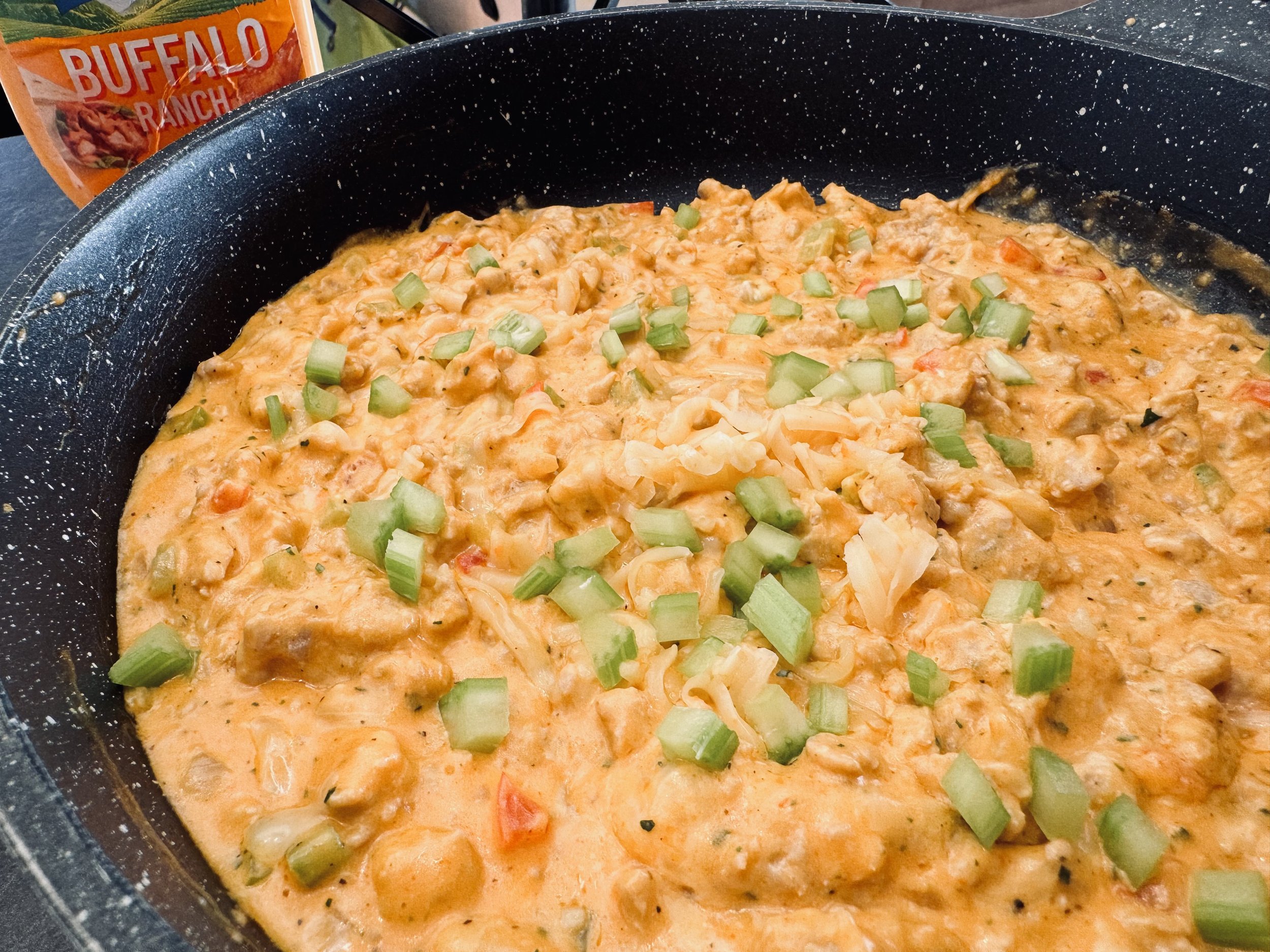 Buffalo Ranch Chicken Dip