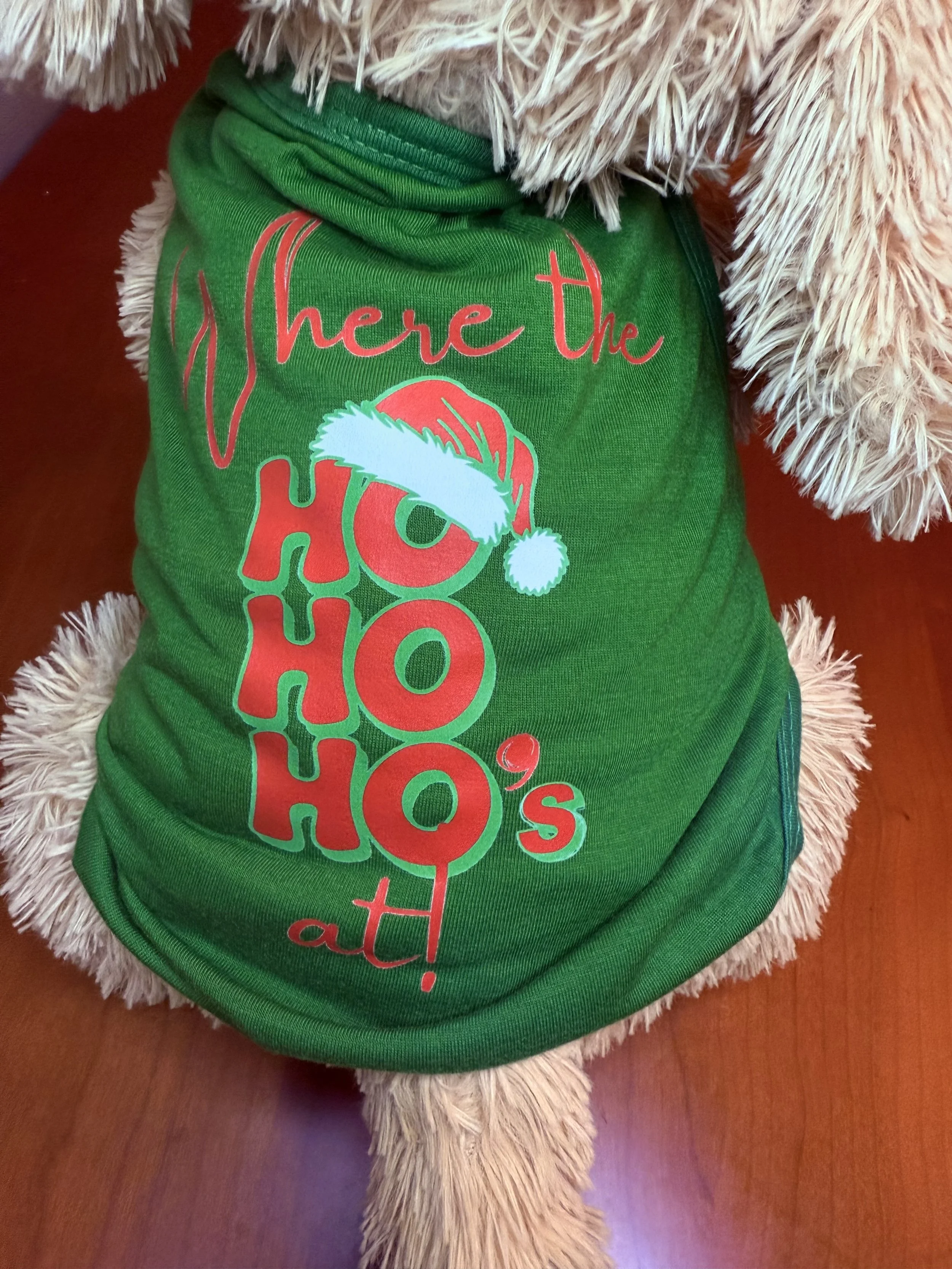 Where the Ho Ho Ho's Festive Dog and Cat T-Shirt
