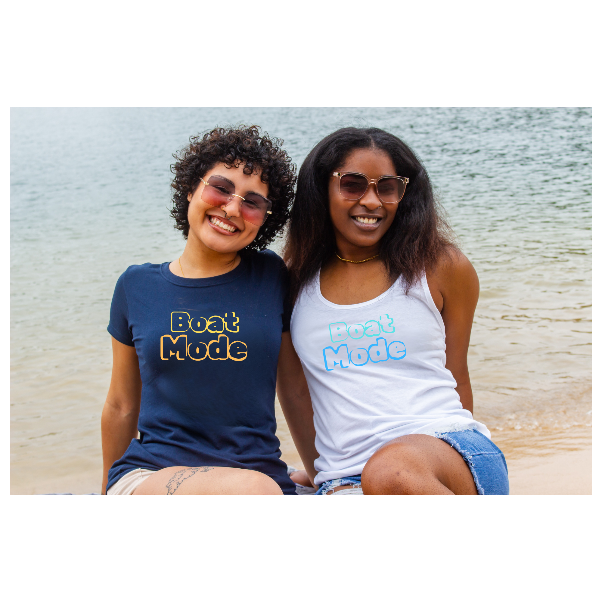 Boat Mode Ladies Racerback Tank