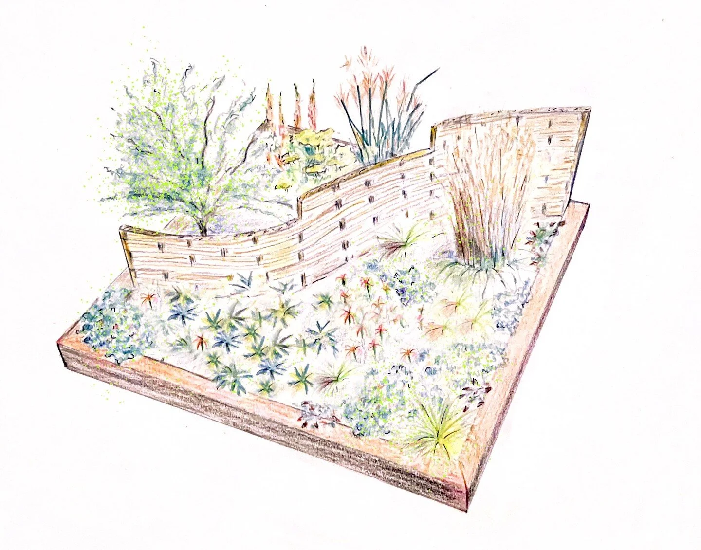 Beavering away behind the scenes before bringing this design to life at Belvoir Castle Flower and Garden Show on 15th and 16th July (pardon the pun 🤸) It's part of the Countryside Borders display and 'It's an opportunity to be creative, do something