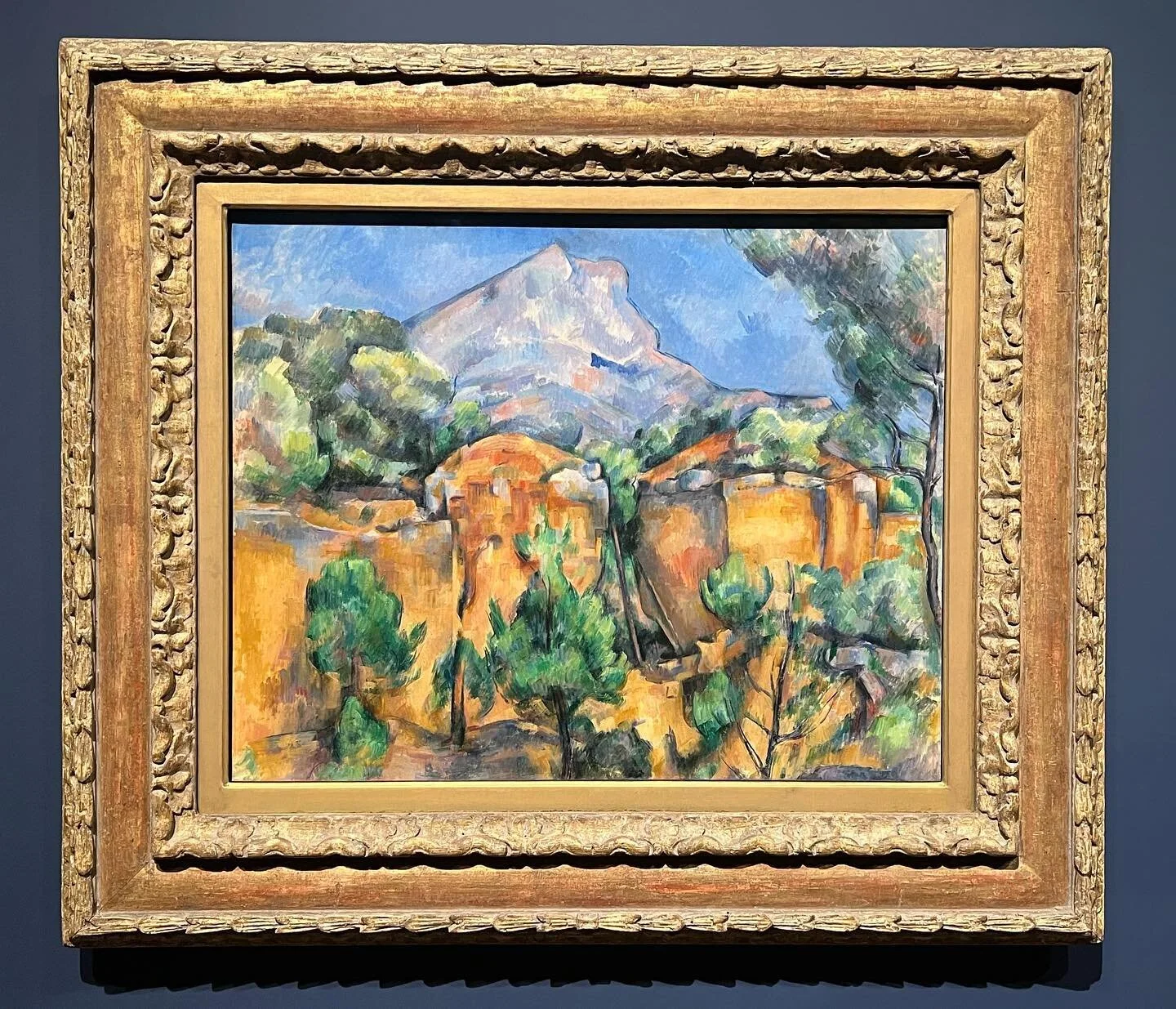 In my usual daydream, wrongly went to Tate Britain instead of Tate Modern (!) so took the river ferry along the Thames, which was an added bonus with brilliant blue skies and sunshine to see an exhibition of Paul Cezanne’s work. There’s n