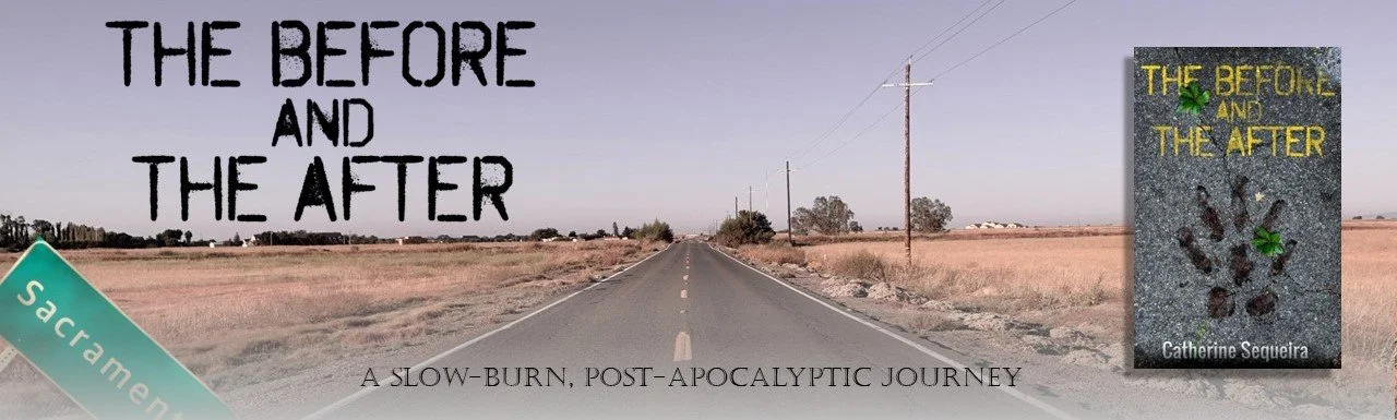 rural road with book title and book cover