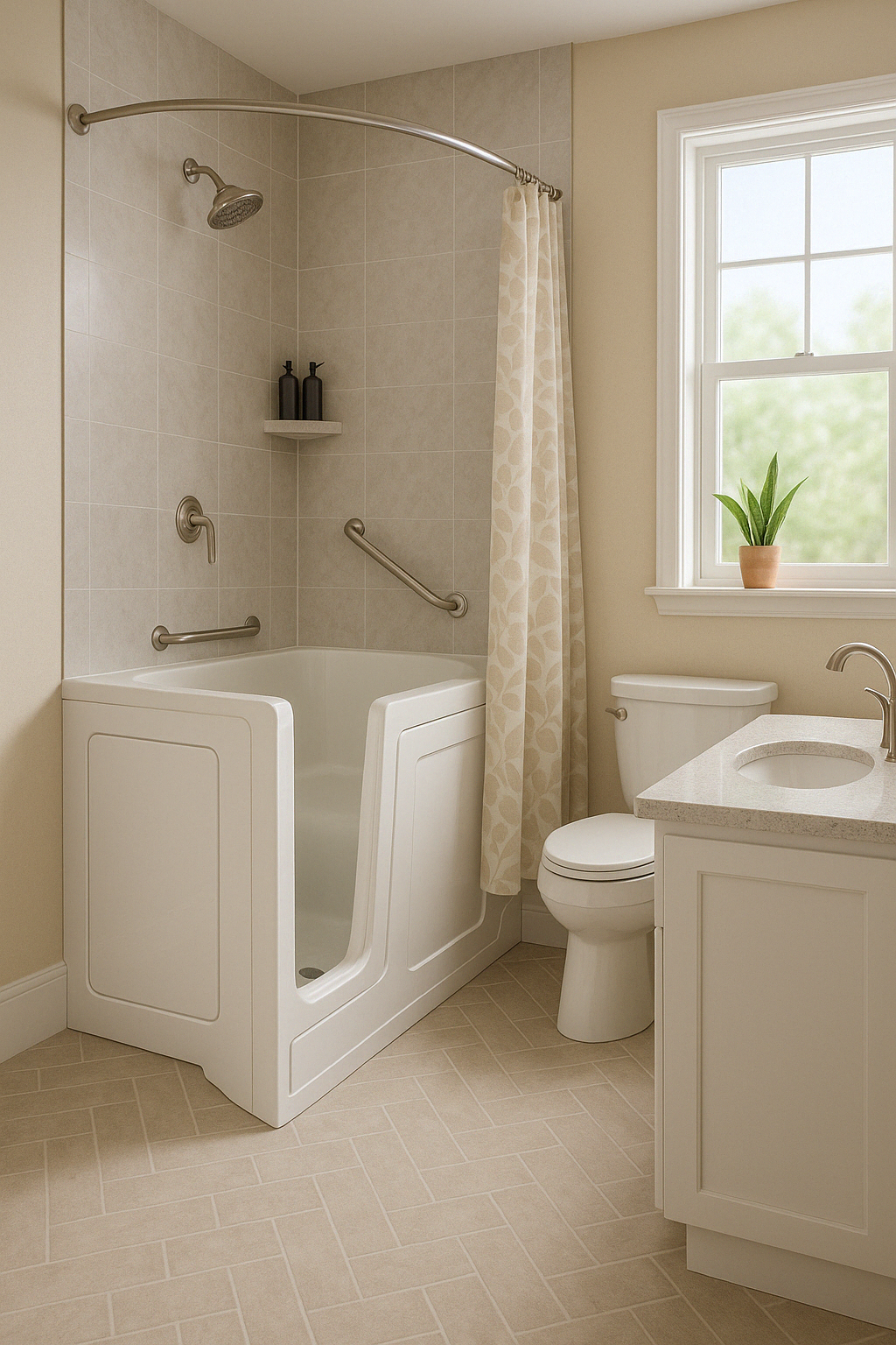 Can I Have a Shower and Walk-In Tub in the Same Bathroom? — Heilman ...