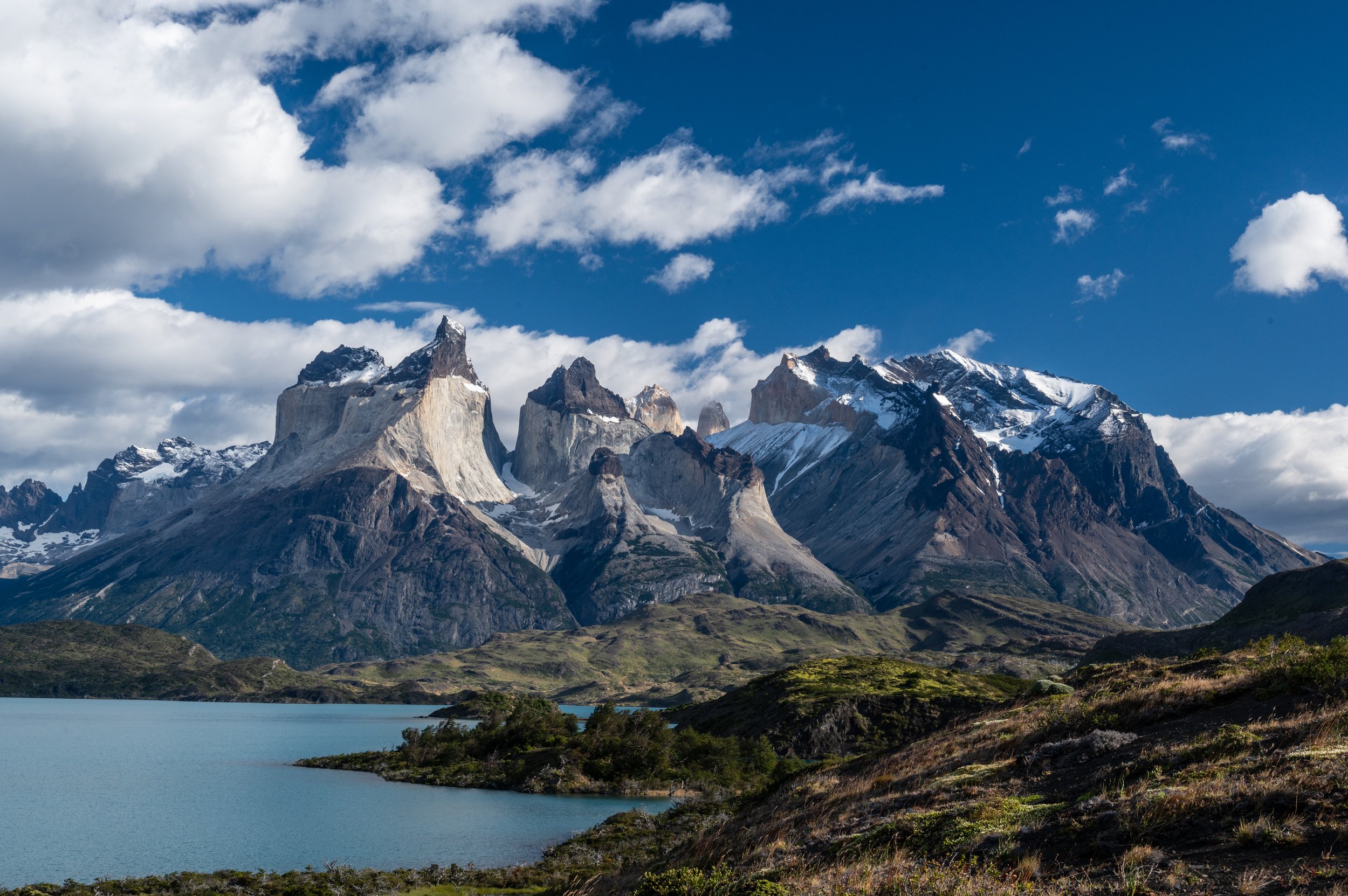 Another geologic feature of Torres del Paine - Los Cuernos del Paine (the "horns")
