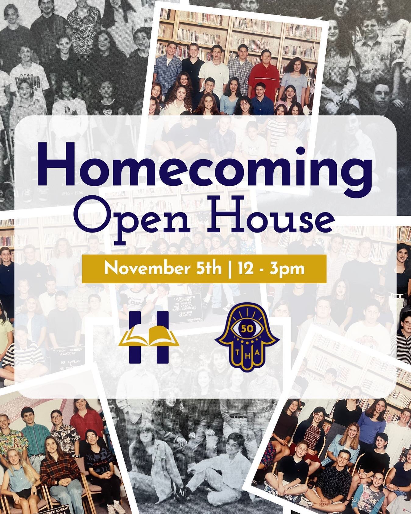 Once a Lion, Always a Lion! 🦁

On Sunday, November 5th, THA is hosting an open house homecoming for all! From alumni, to parents, to school supporters we invite you (and your families) to join us on campus for an afternoon of catching up with old fr