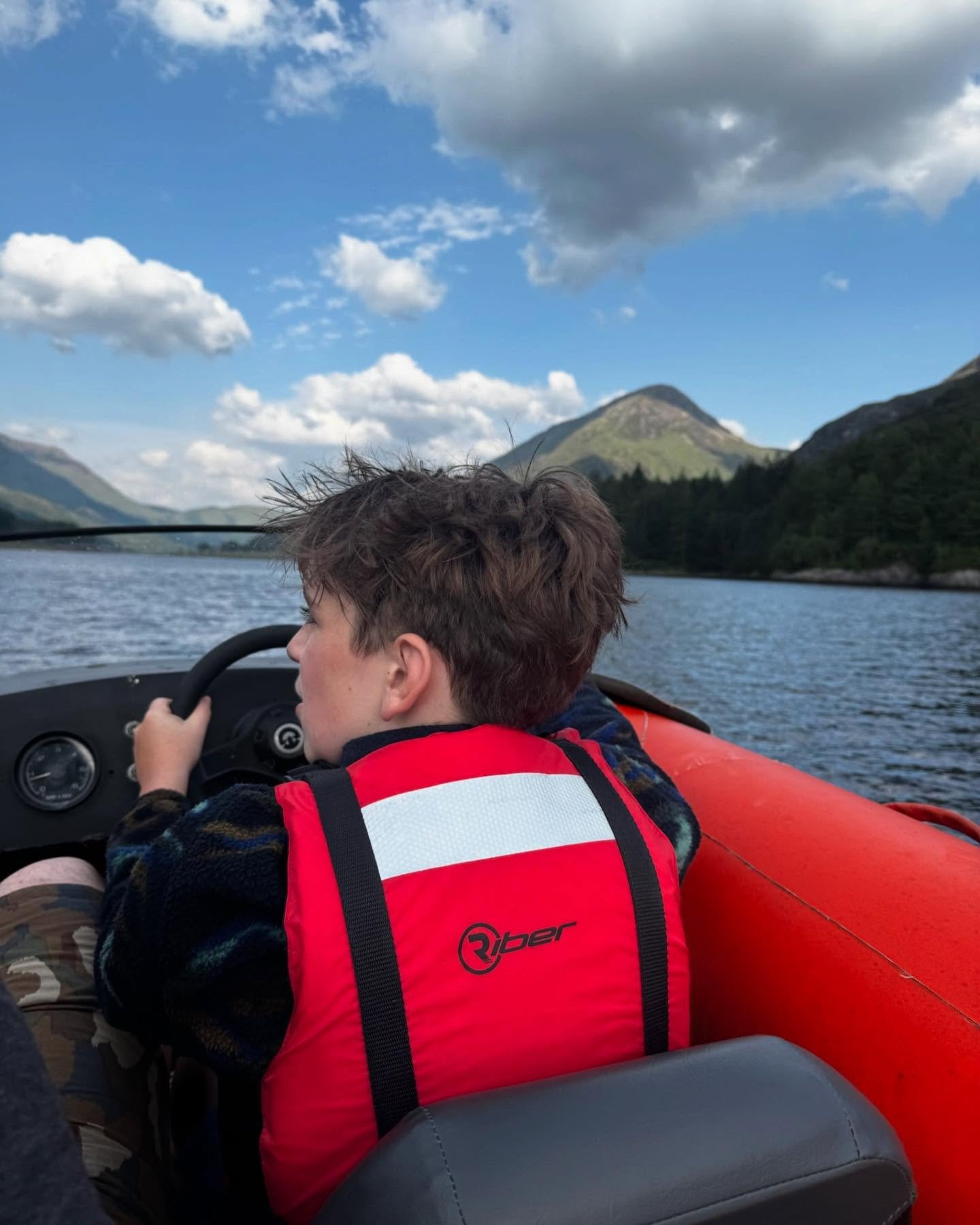 Hamish (and his dad..) took the new speed boat out for a gentle spin today, exploring the coastline from a fresh perspective.

There&rsquo;s something quietly special about seeing familiar hills and shoreline from the water - a little wild, and full 