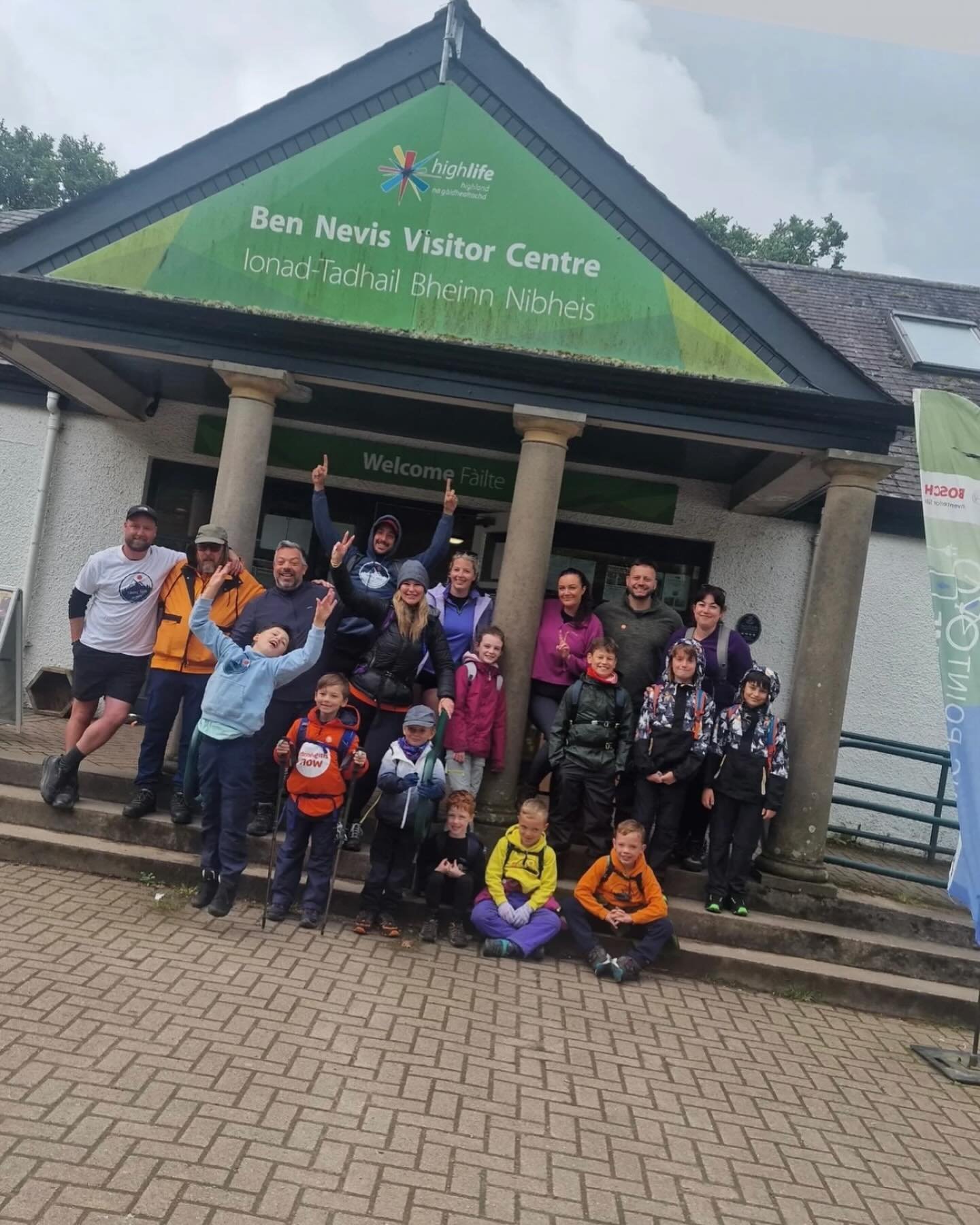 It is a total joy to have Kaiden and his brilliant family stay with us this weekend 💛

He&rsquo;s climbing Ben Nevis today to raise money after his recovery from viral meningitis &mdash; an incredible challenge for an incredible young man 💪⛰️

Supp