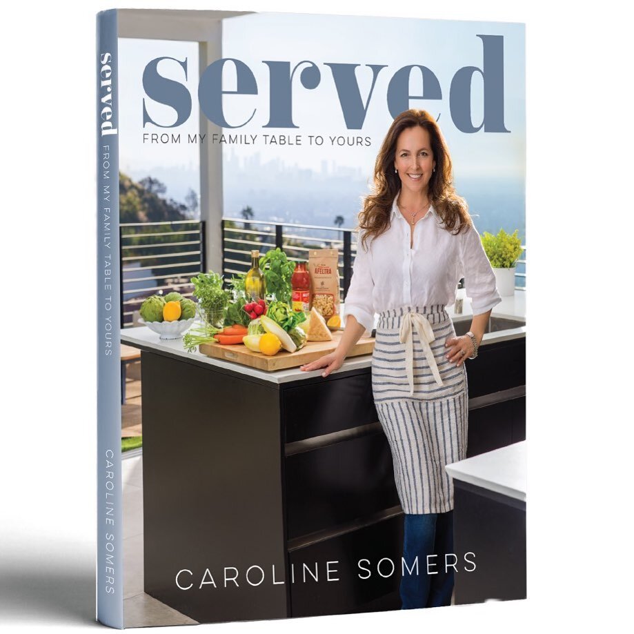 SERVED From My Family Table to Yours  It&rsquo;s launch day! Can you believe it? Order Now at CarolineSomers.com (link in profile). Join me today at 4pm PT on IGTV and Facebook LIVE for all the details! I&rsquo;m SO EXCITED!!! 🤩✨🎉