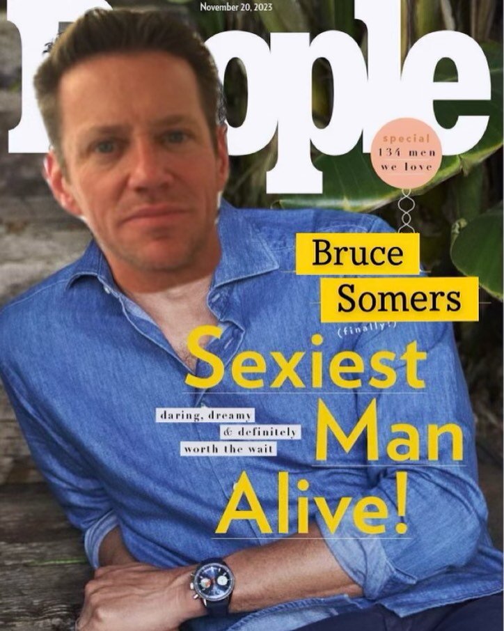 Happy Birthday, Bruce! Congrats on the cover! @people finally recognized what I&rsquo;ve known for 40 years. You really are The Sexiest Man Alive! 🎂🍾🎉🎁