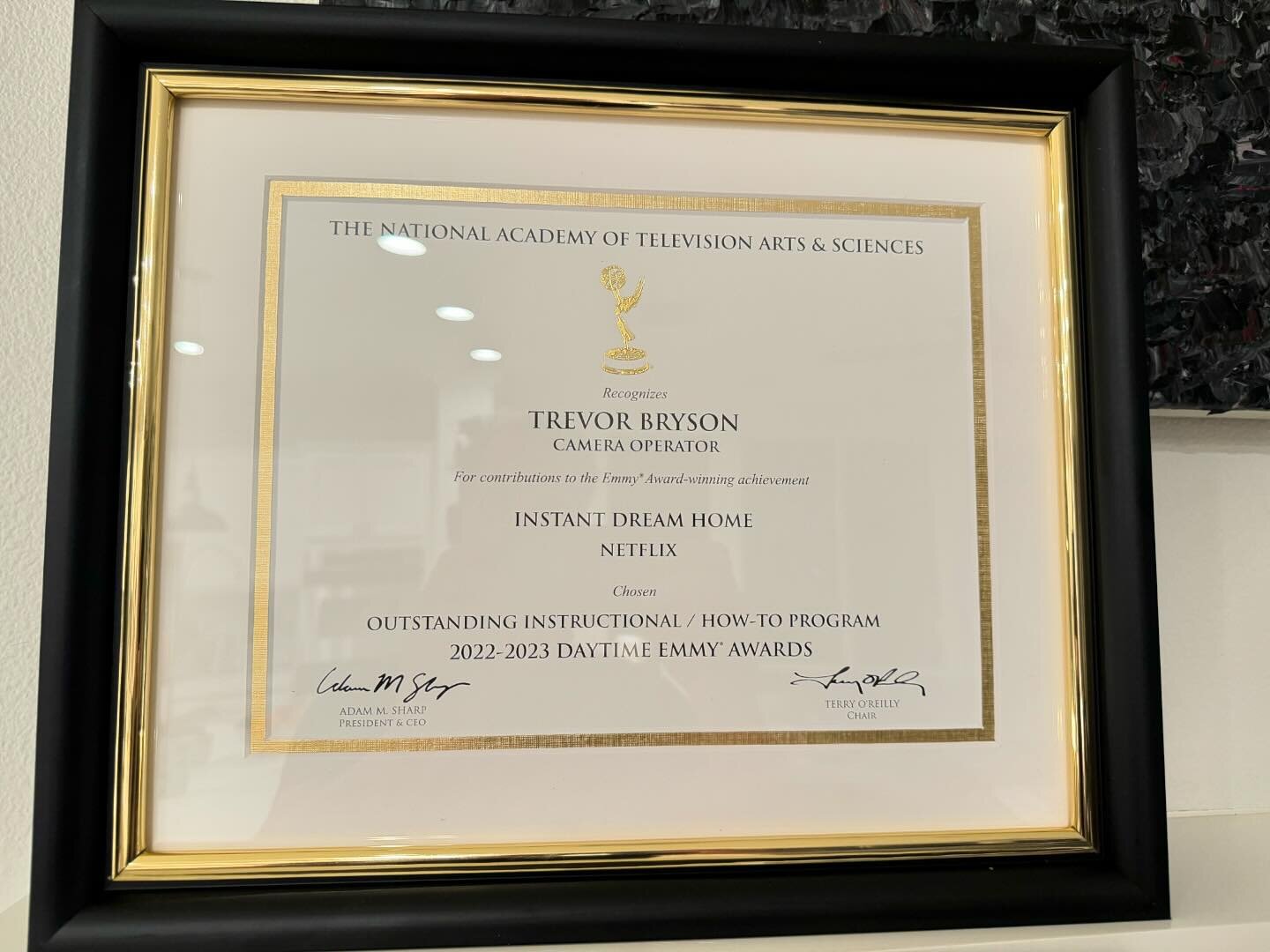 Glide Aerials can now proudly say we have won an Emmy. Such an honor and a pleasure to work with everyone on the big hit @instantdreamhome under the direction of @redskytony and the producers we knocked it out of the park making some really incredibl