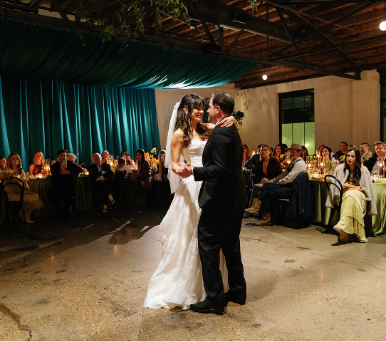 JJ Nolan and Johnny Wickham at Saint Elle on Southern Bride