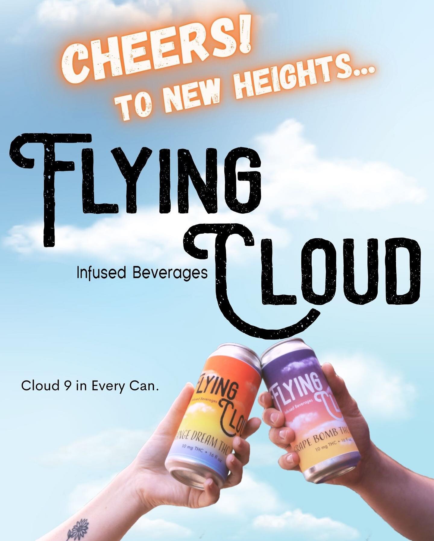 🍃Beer alternative🍃 Flying Cloud sodas are now available at select retailers!

Go give @flying.cloudthc a follow to support our new brand and check out the link in bio to see where they&rsquo;re available for purchase!

(Brewed in-house at Fat Pants