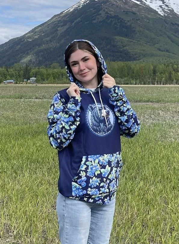 Blueberry Bear Hoodie