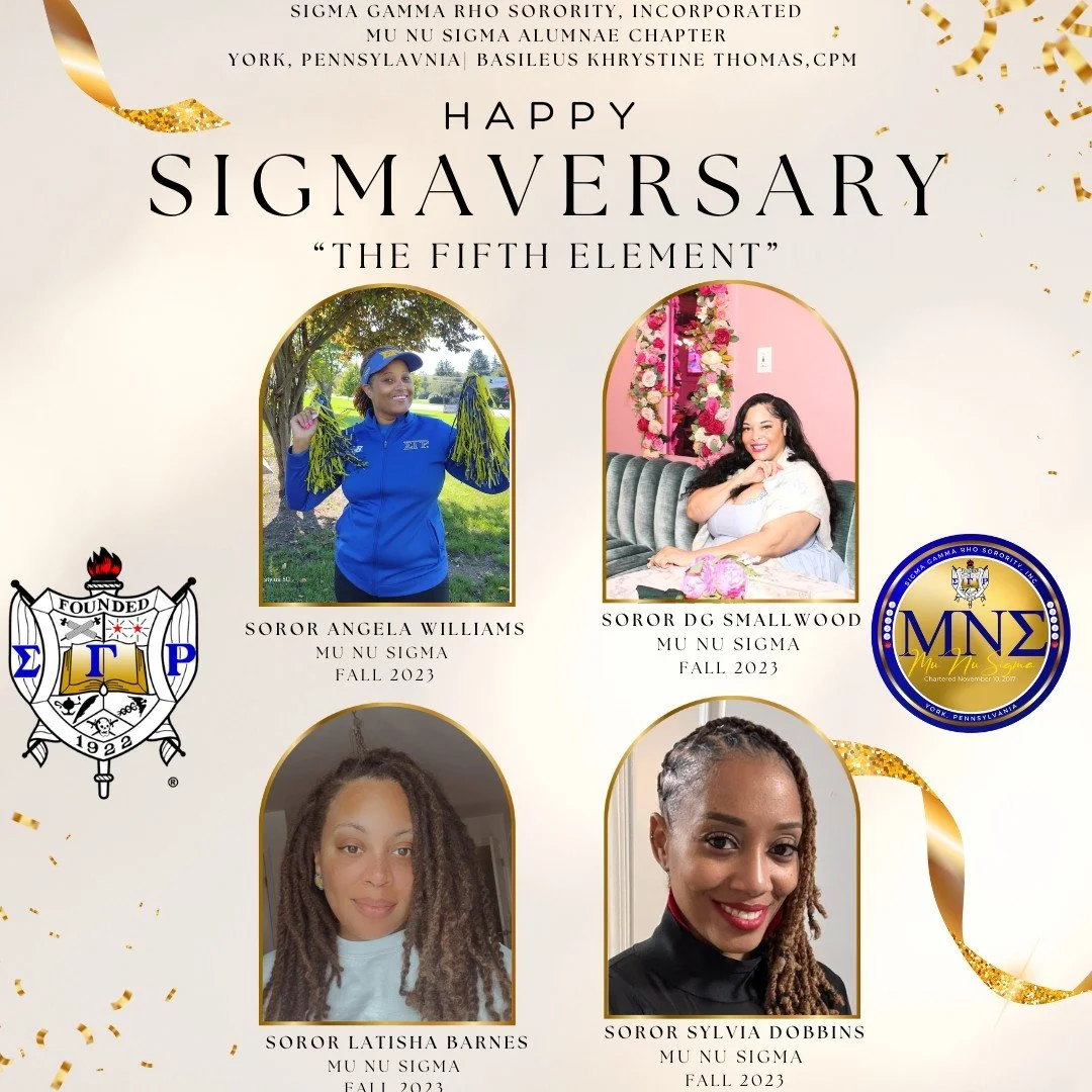 November holds a special place in our hearts &mdash; not only as Founders&rsquo; Month but also as the time we celebrate our Sorors&rsquo; Sigmaversaries. 💙💛 Each anniversary is more than a date; it&rsquo;s a reflection of the moment you chose to j