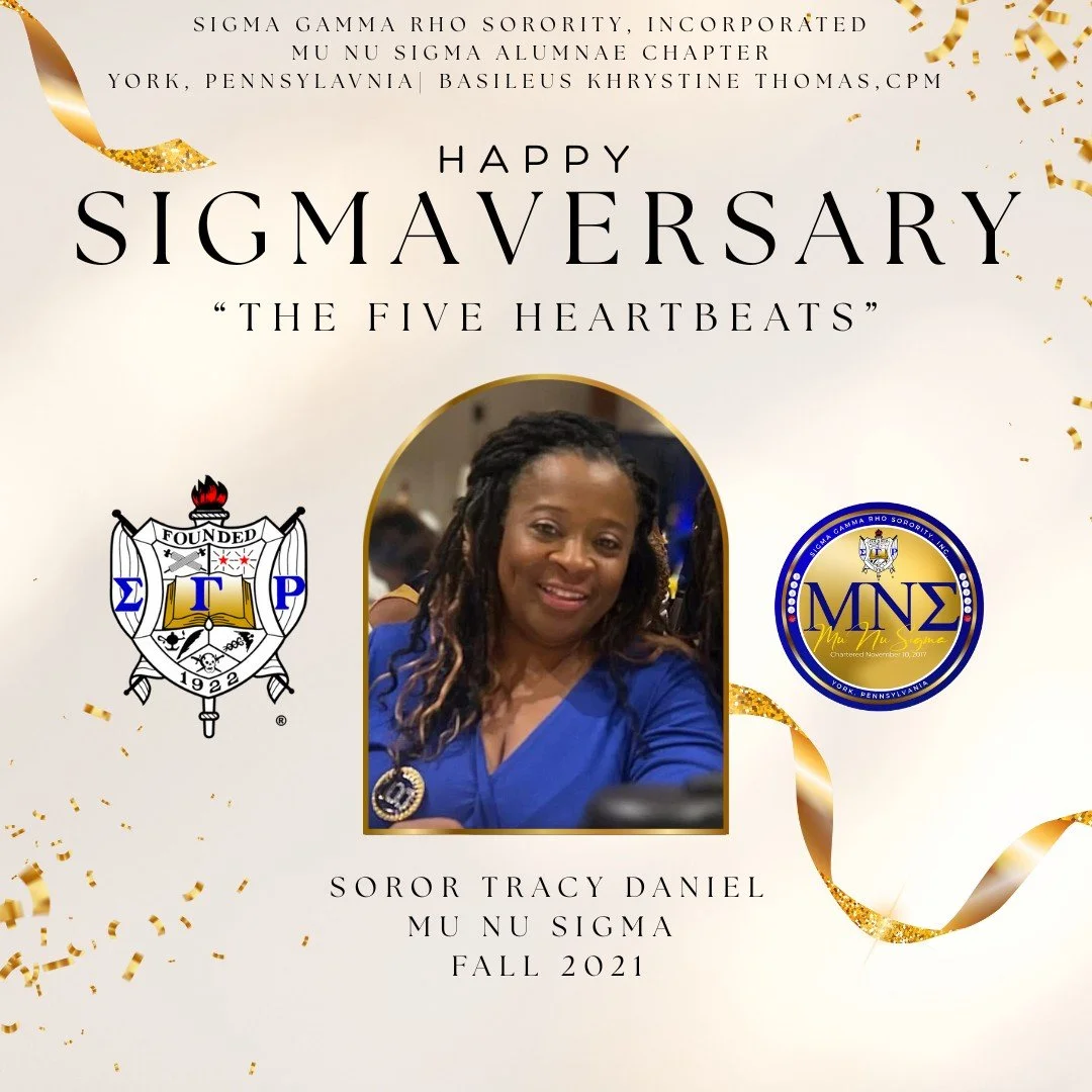 November holds a special place in our hearts &mdash; not only as Founders&rsquo; Month but also as the time we celebrate our Sorors&rsquo; Sigmaversaries. 💙💛 Each anniversary is more than a date; it&rsquo;s a reflection of the moment you chose to j