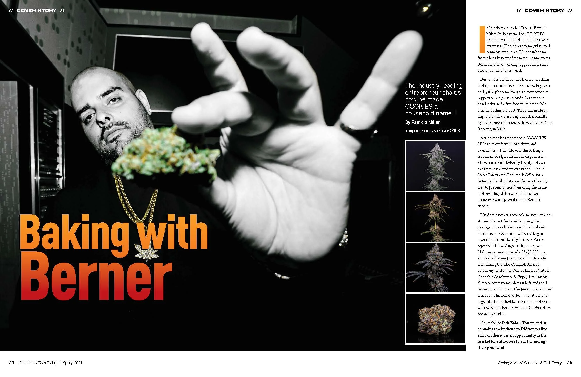 Berner Cover | Cannabis & Tech Today Spring 2021