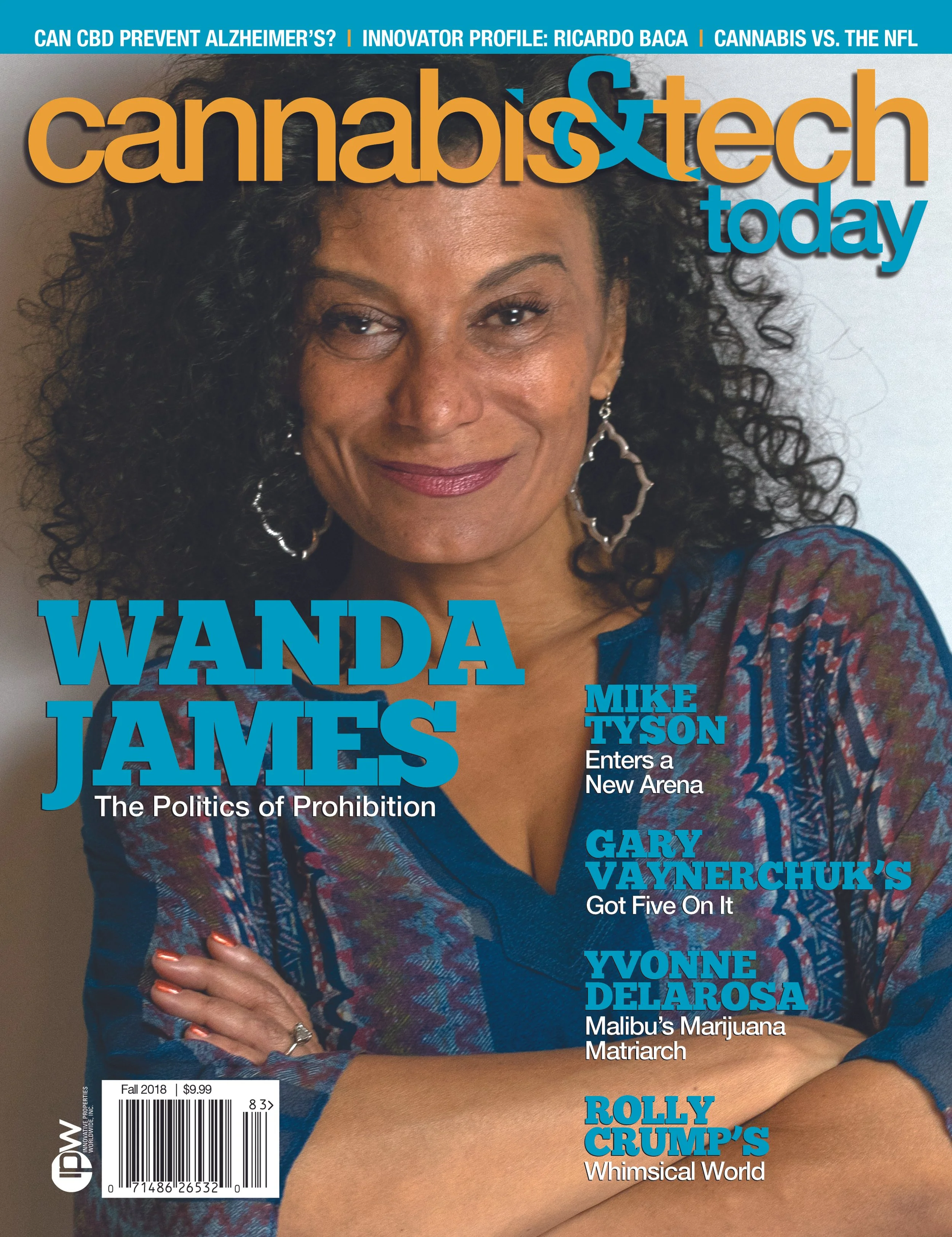 Wanda James Cover | Cannabis & Tech Today Fall 2018