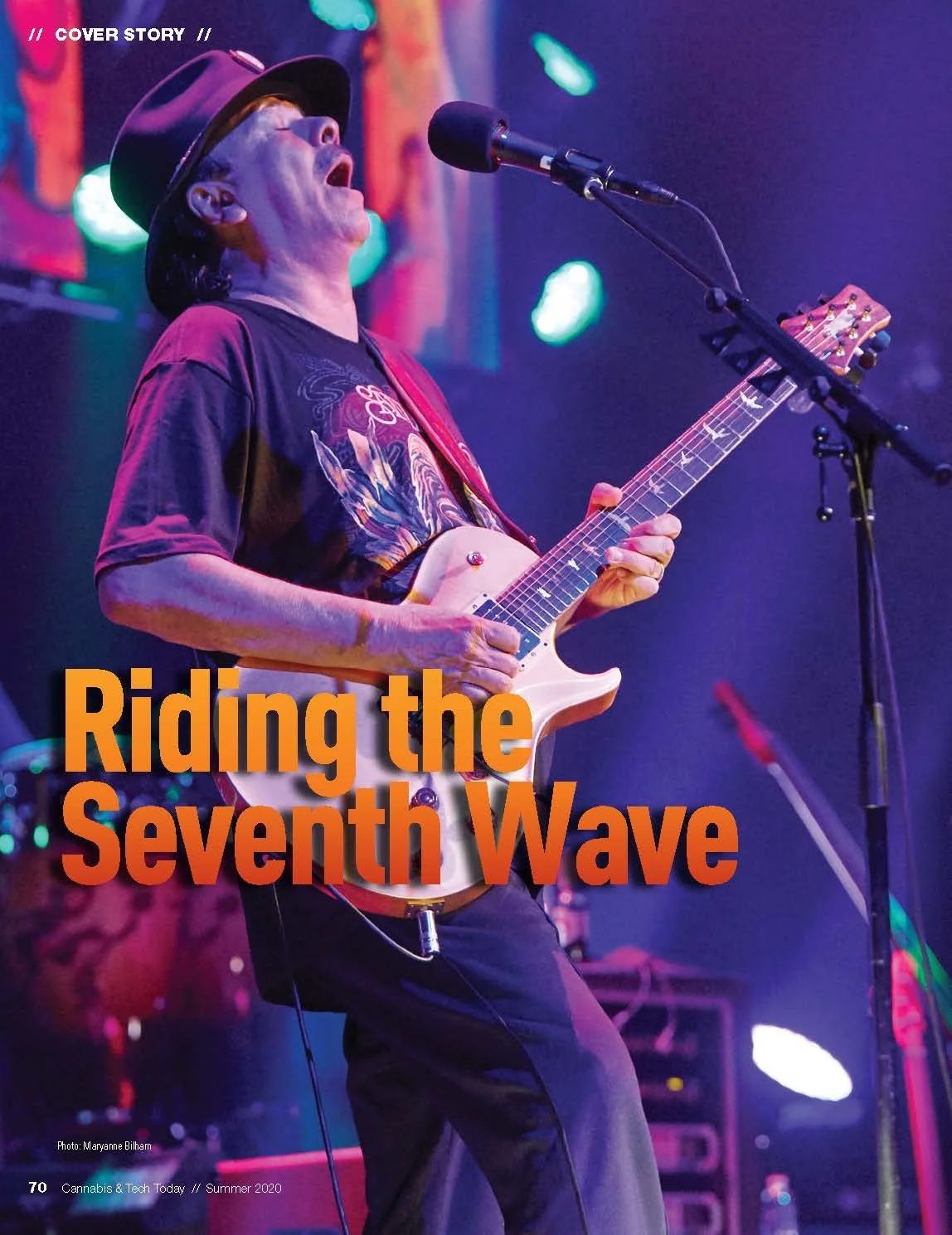 Santana Cover | Cannabis & Tech Today Summer 2020